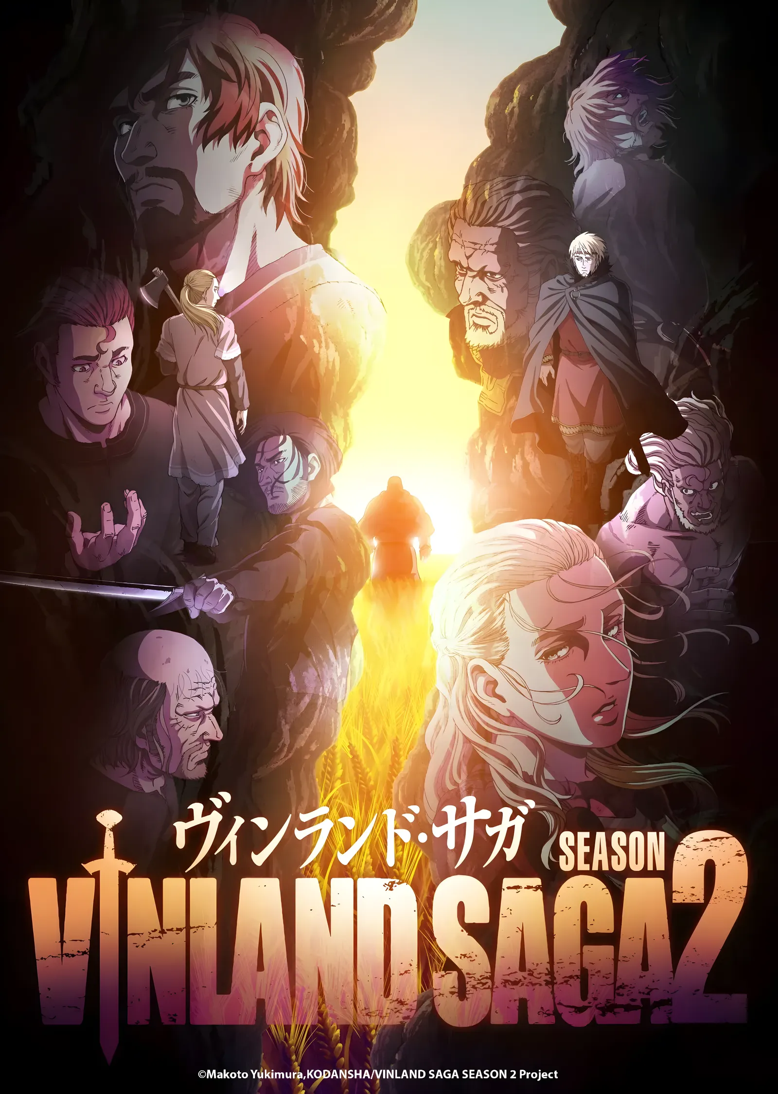 Vinland Saga: İkinci Sezon Afişi metal tablo
