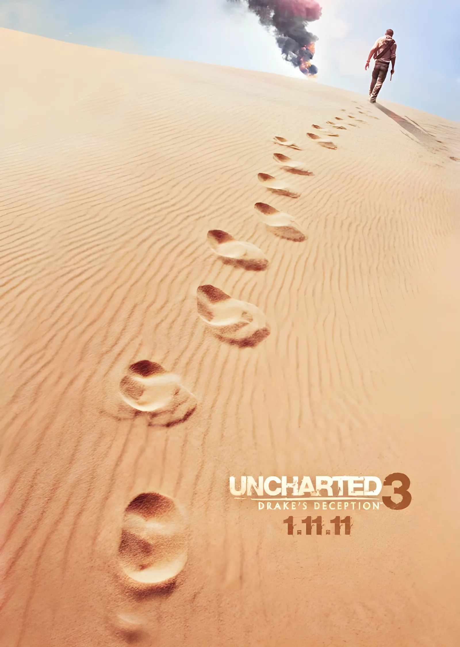 Uncharted 3: Drake's Deception metal tablo