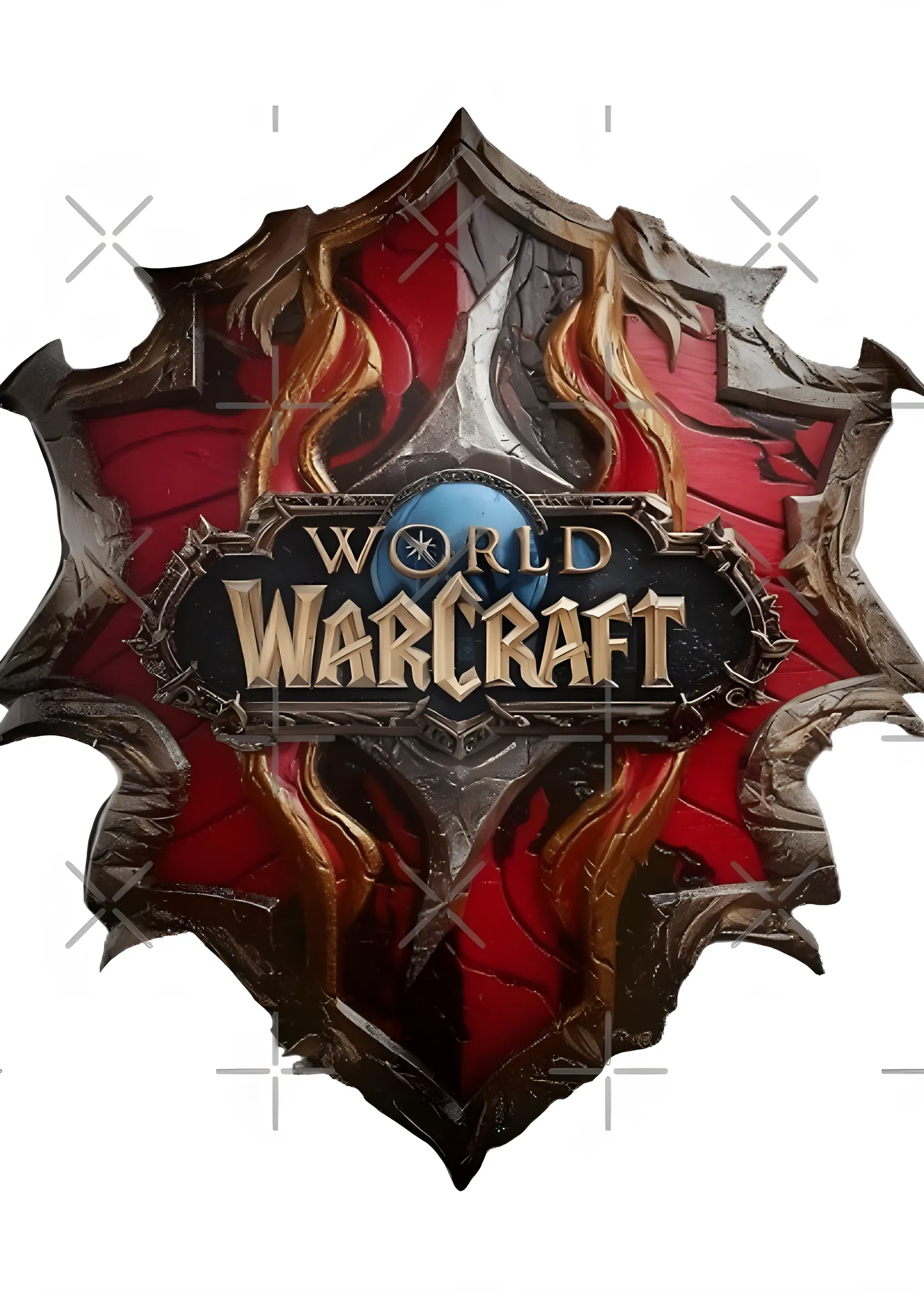World of Warcraft - Arma metal tablo