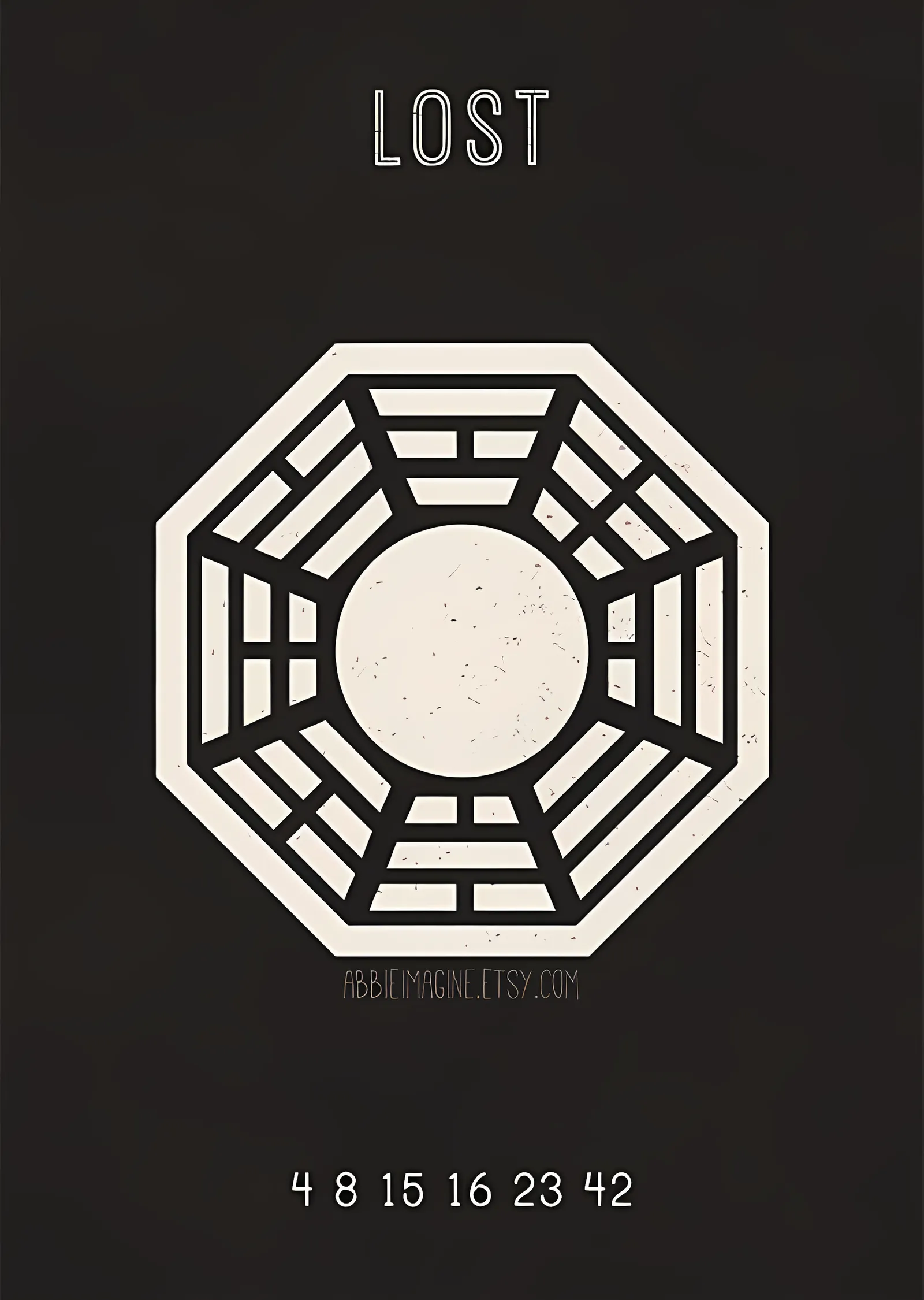 LOST: Dharma Sembolü metal tablo