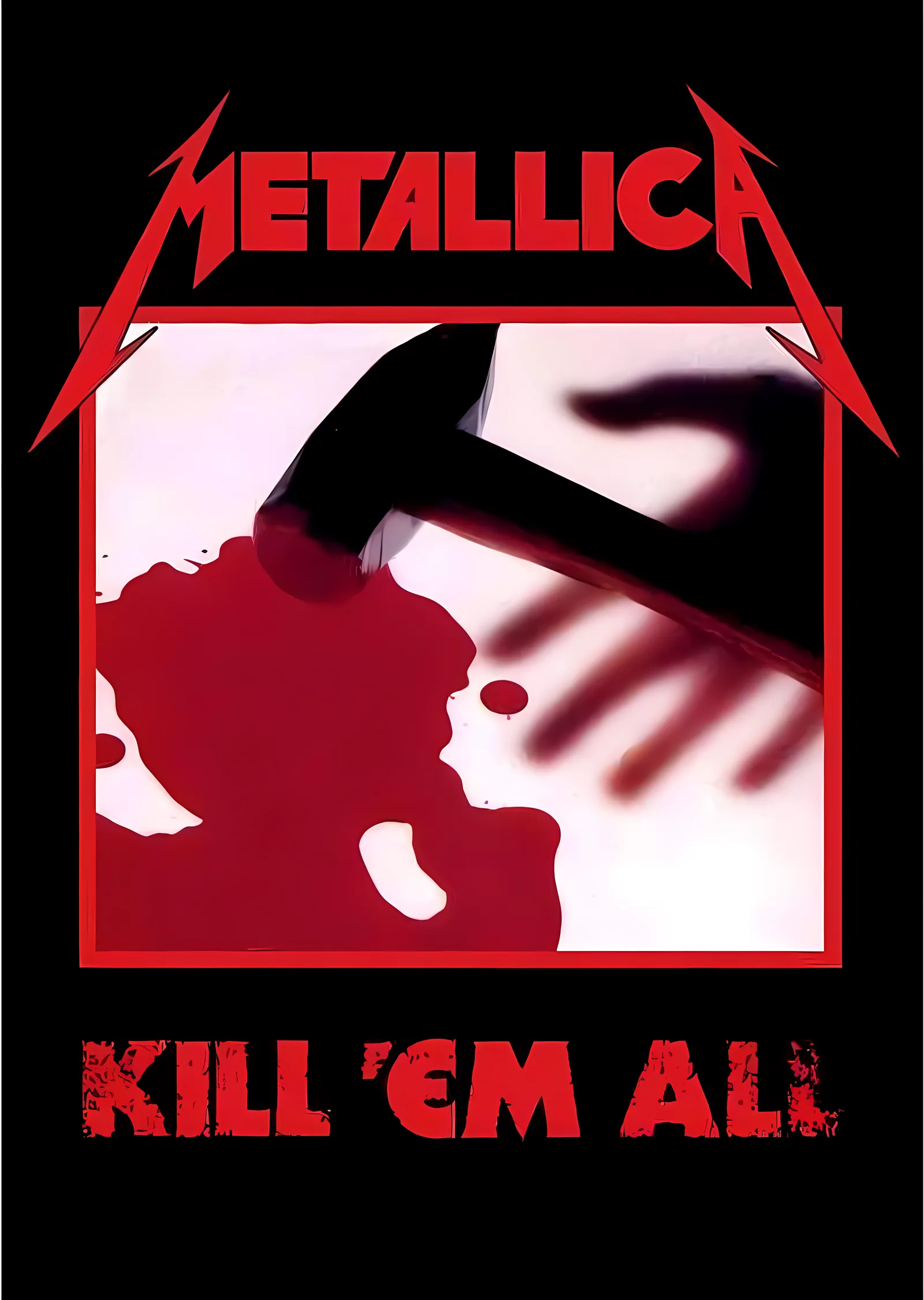 Metallica: Kill 'Em All Kapak metal tablo