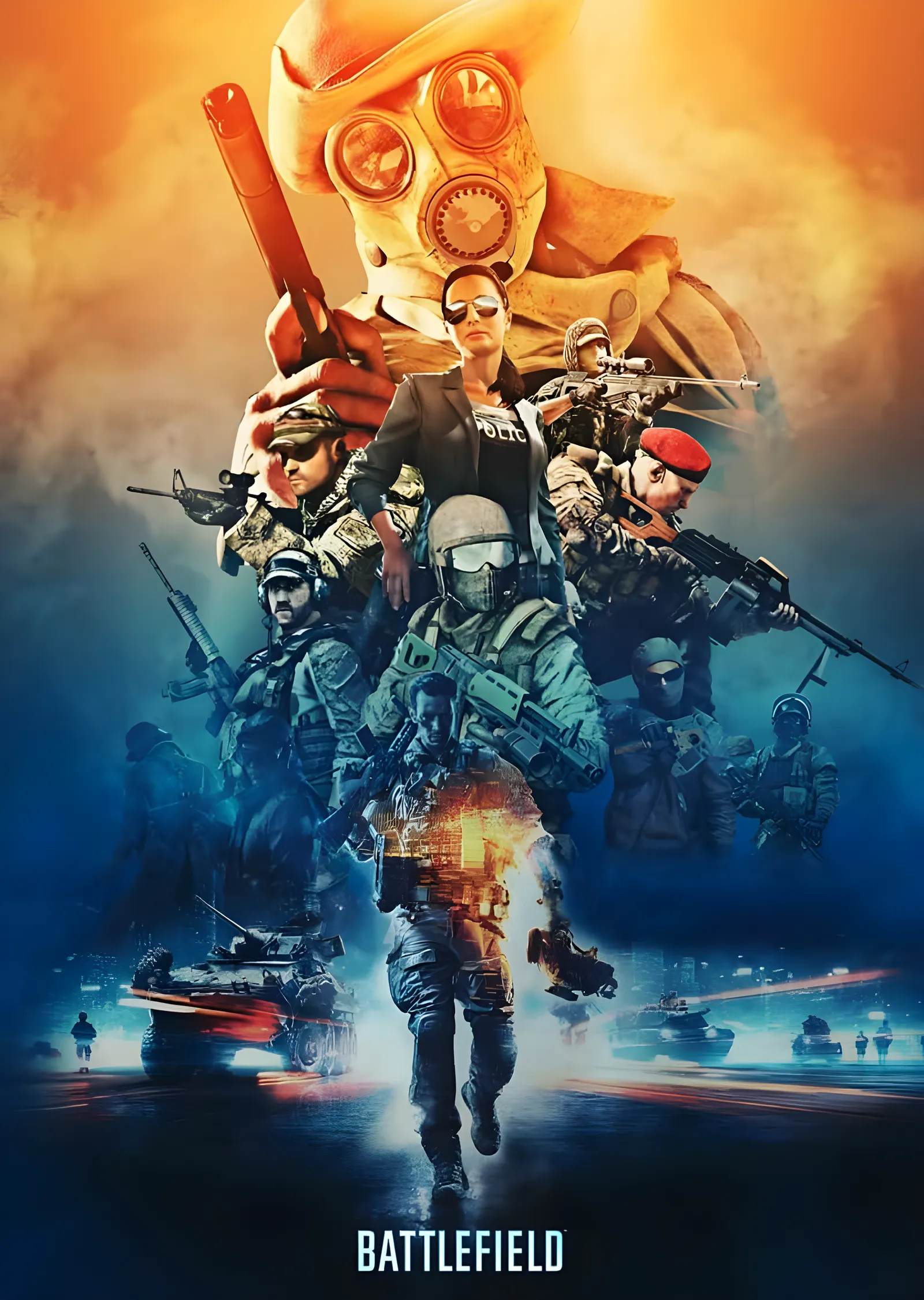 Battlefield: Kadro metal tablo