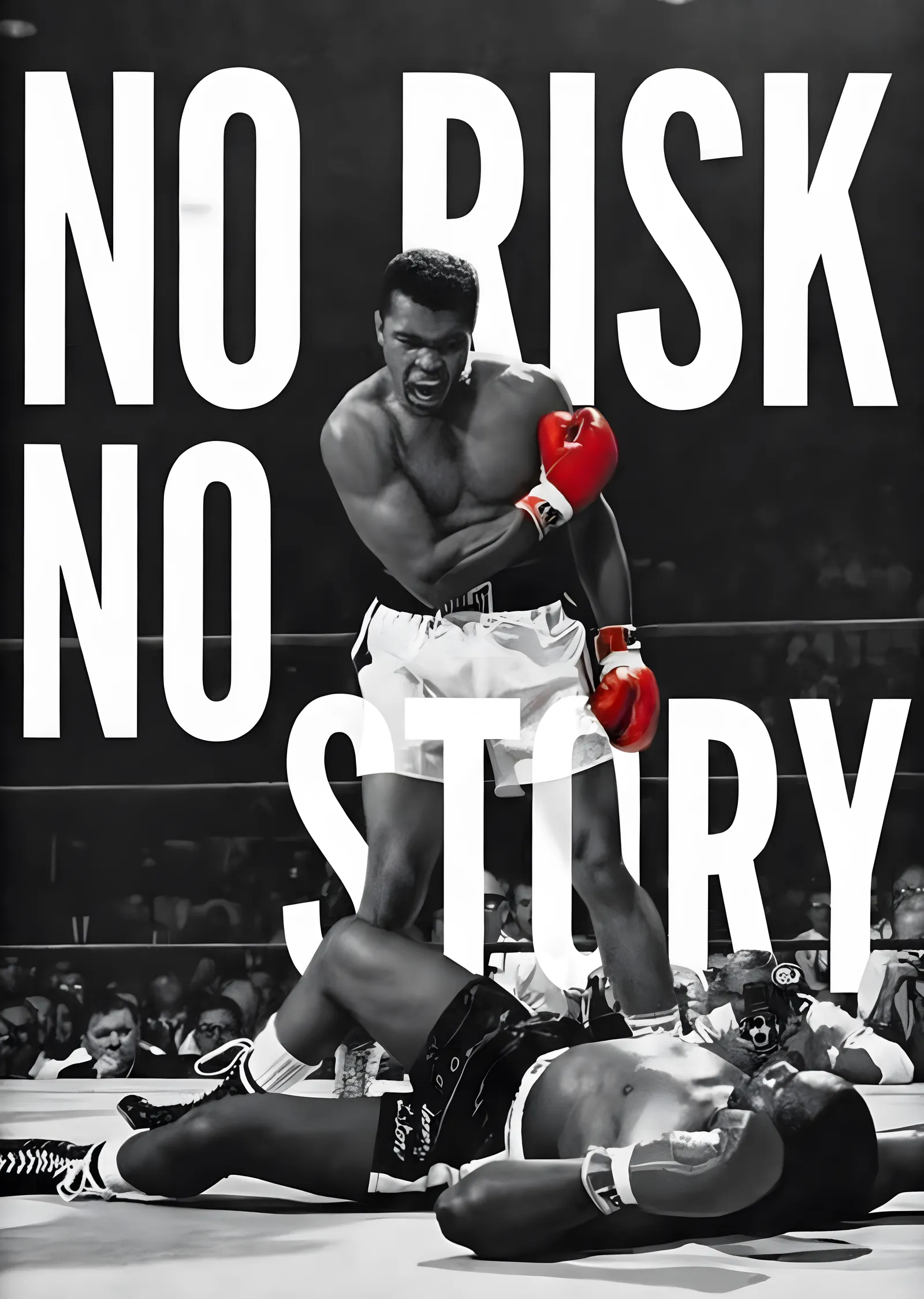 Muhammad Ali: No Risk No Story metal tablo