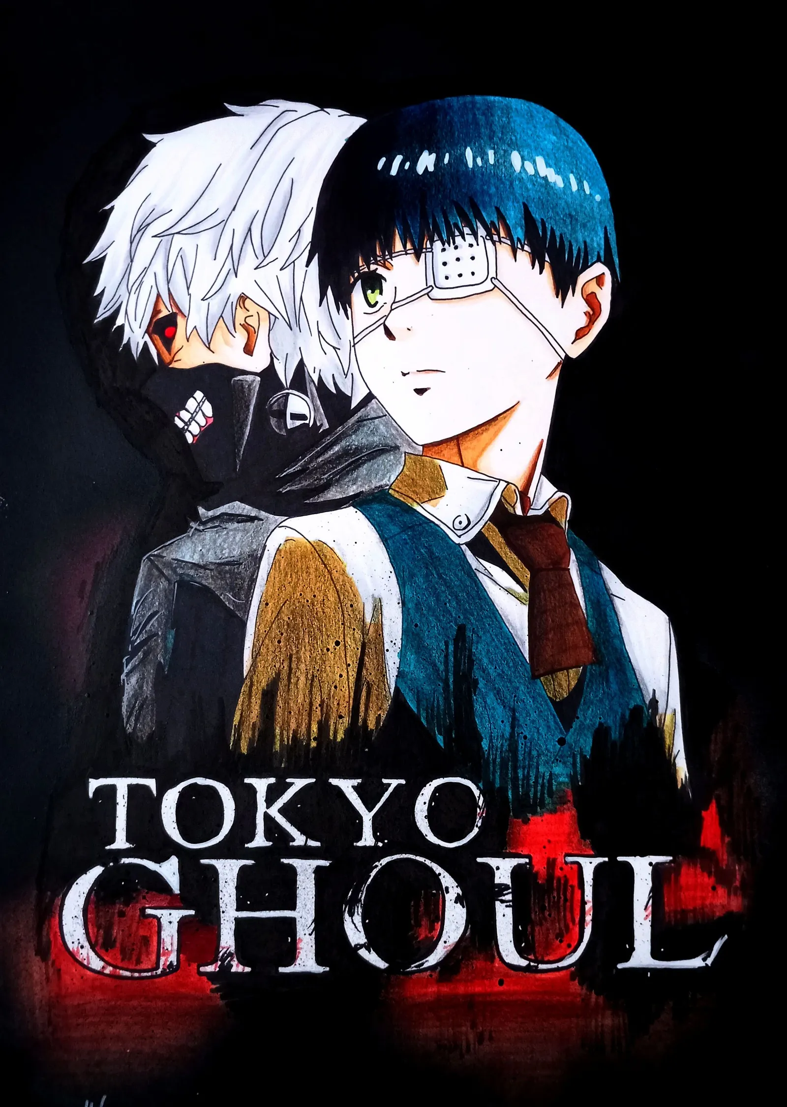 Tokyo Ghoul: Kaneki ve Yansıması metal tablo