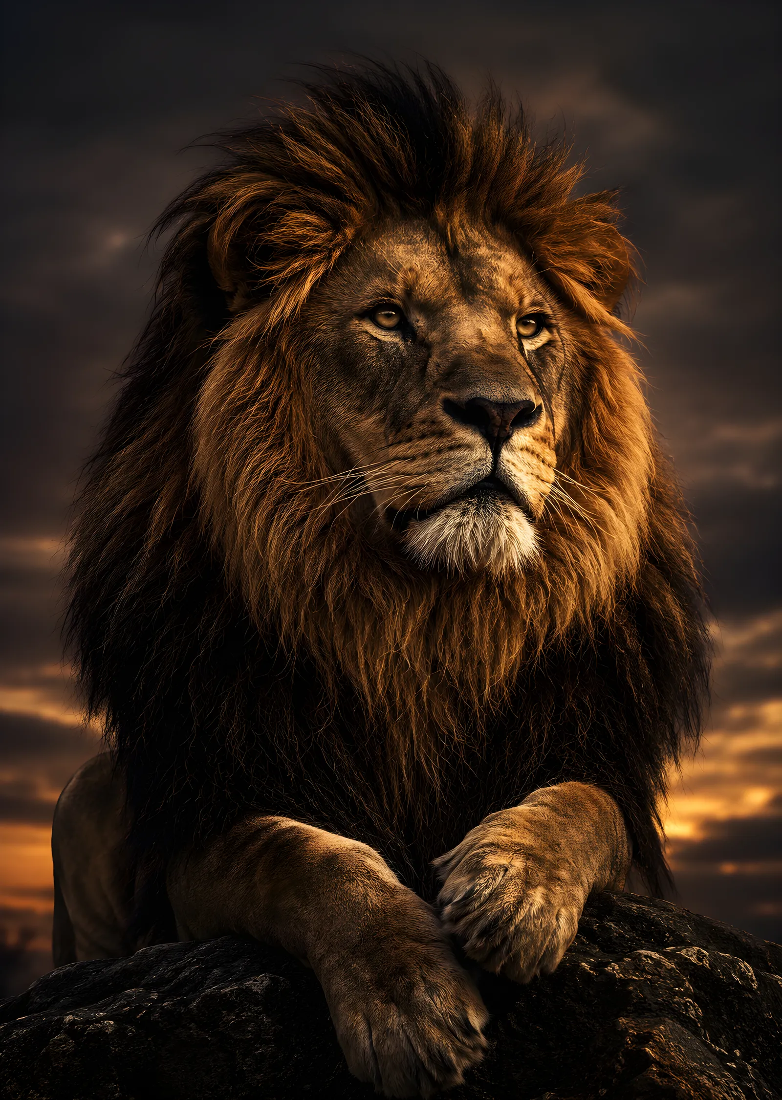 Aslan: Vahşetin Kralı metal tablo