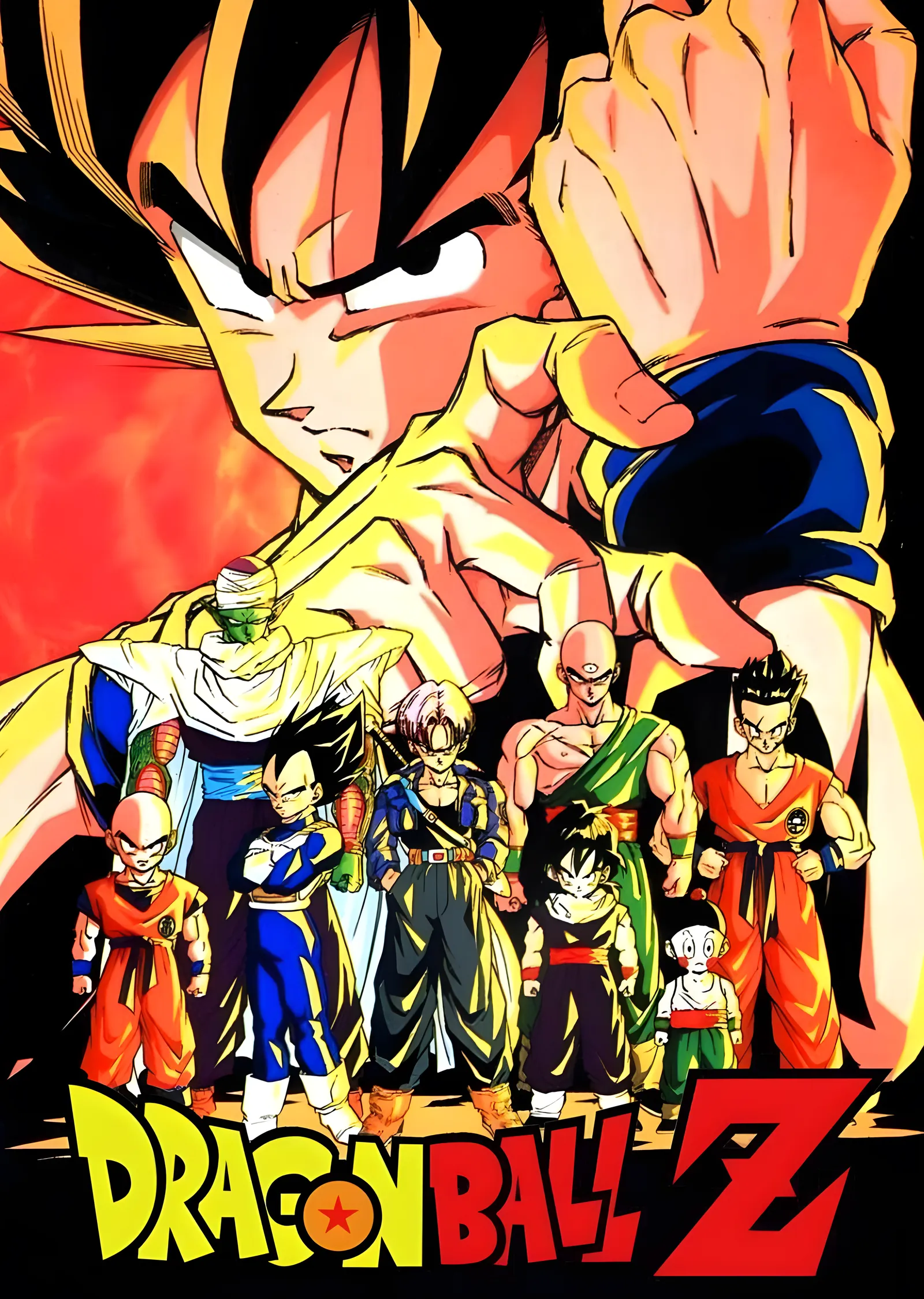 Dragon Ball Z: Super Saiyan Goku metal tablo