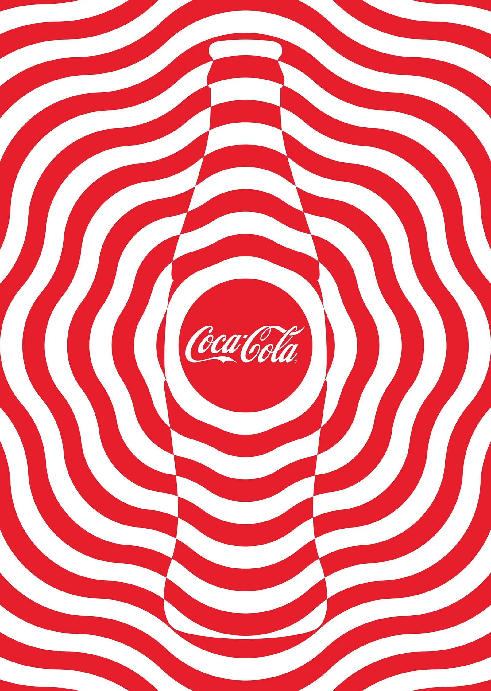 Coca-Cola: Halkalar metal tablo