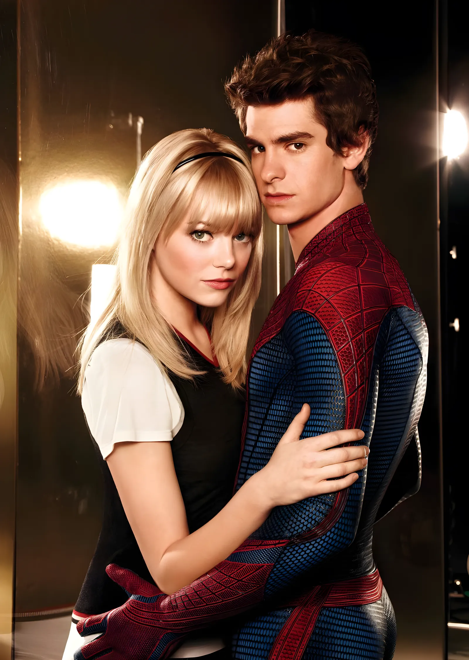 Spider-Man: İkili Portre metal tablo