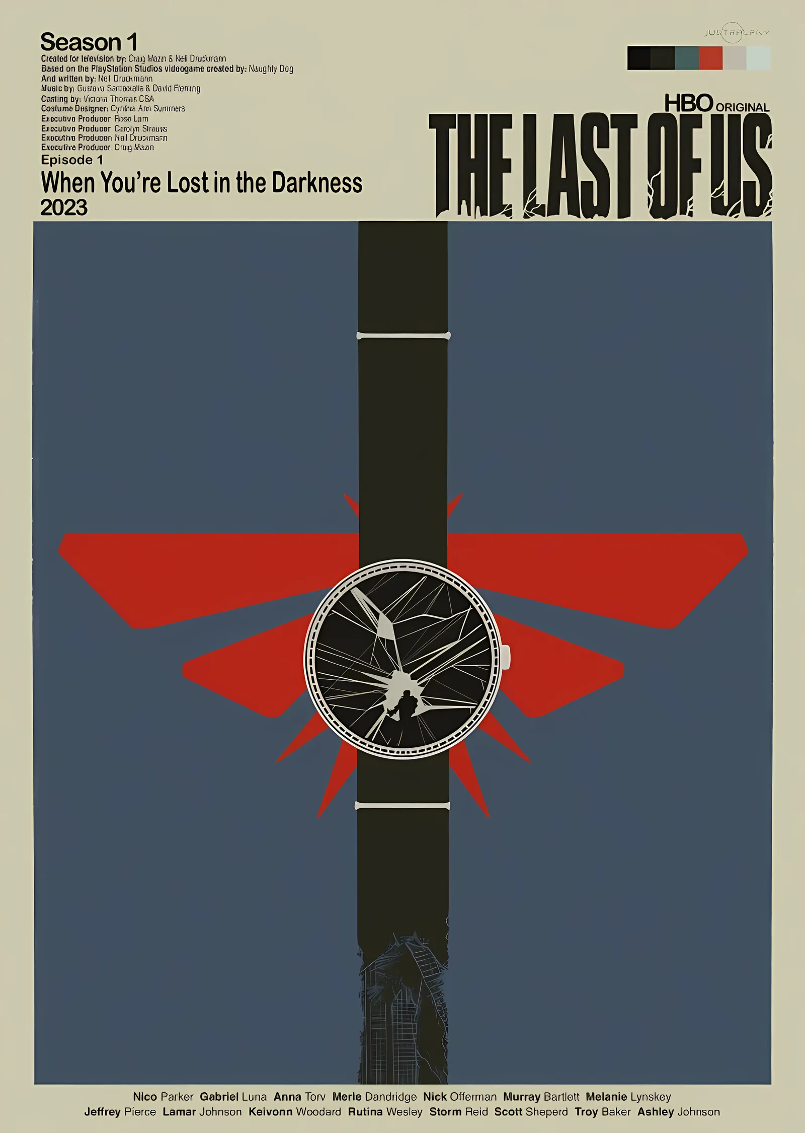 The Last of Us: Kırmızı Kanat metal tablo