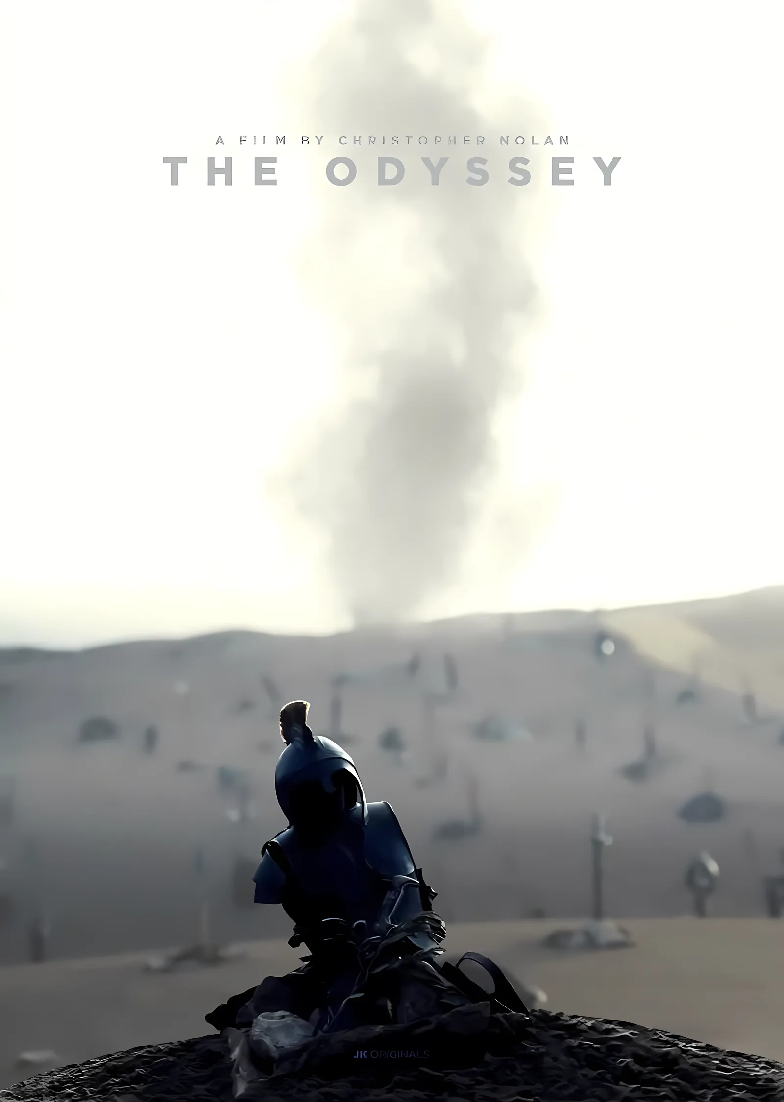 The Odyssey: Çölde Yükselen Duman metal tablo