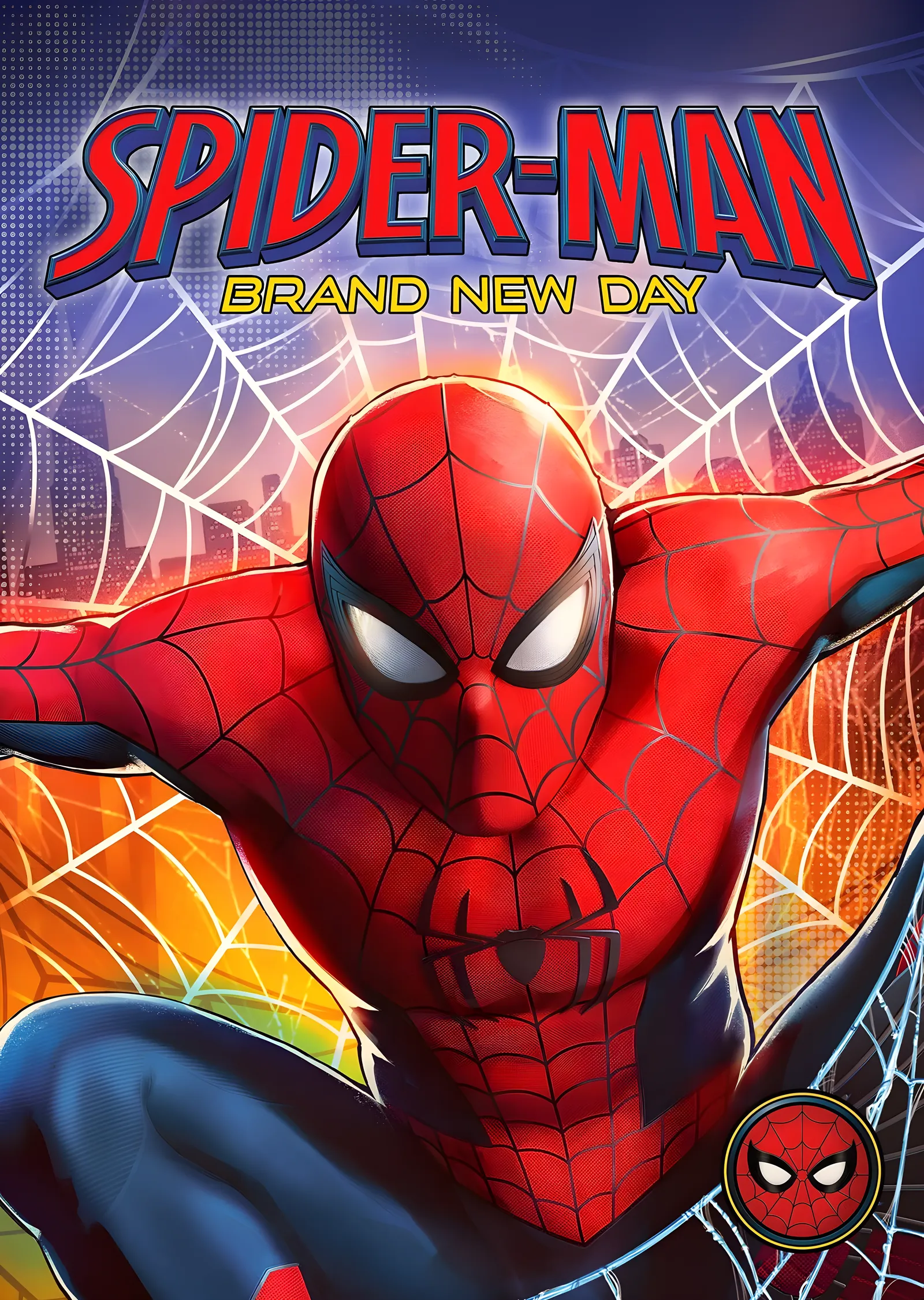 Spider-Man: Turuncu Ağ metal tablo