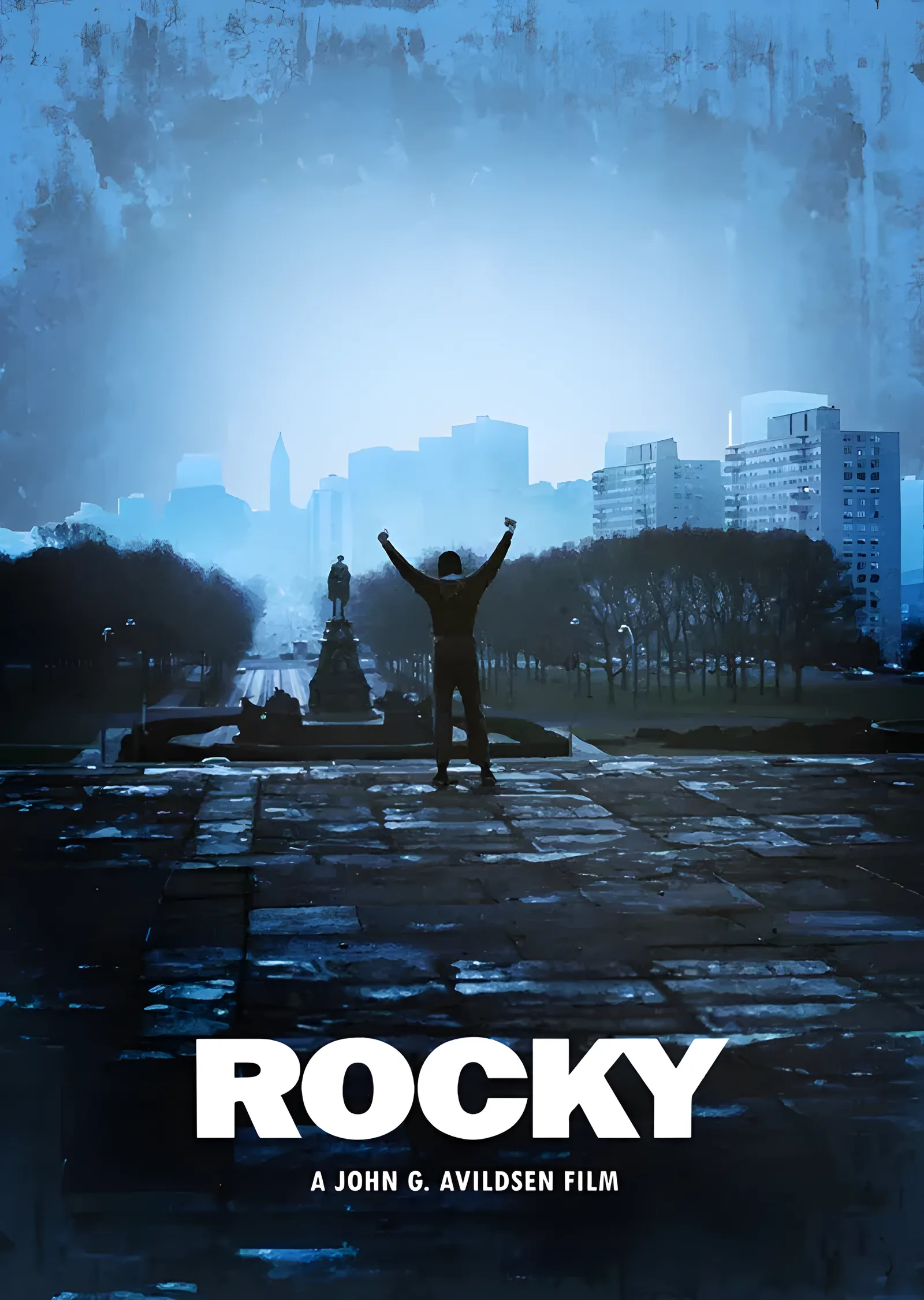 Rocky - Philadelphia Basamakları metal tablo