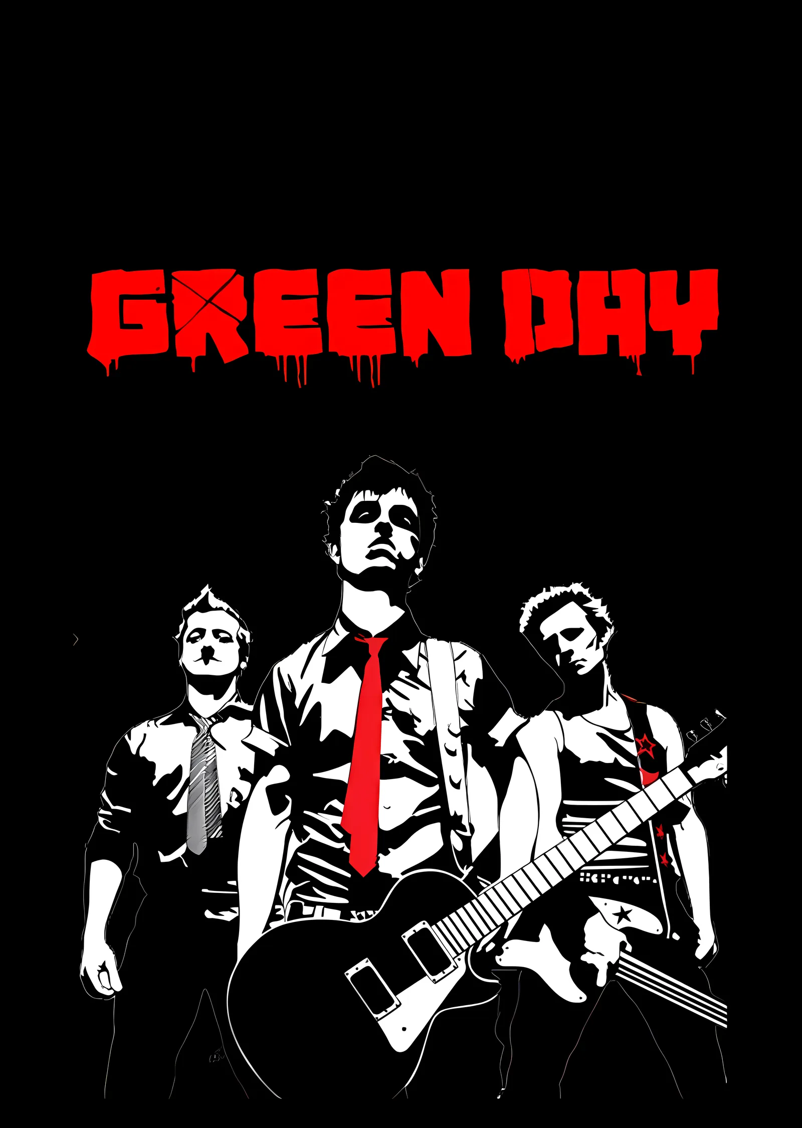 Green Day: Rock Üçlüsü metal tablo