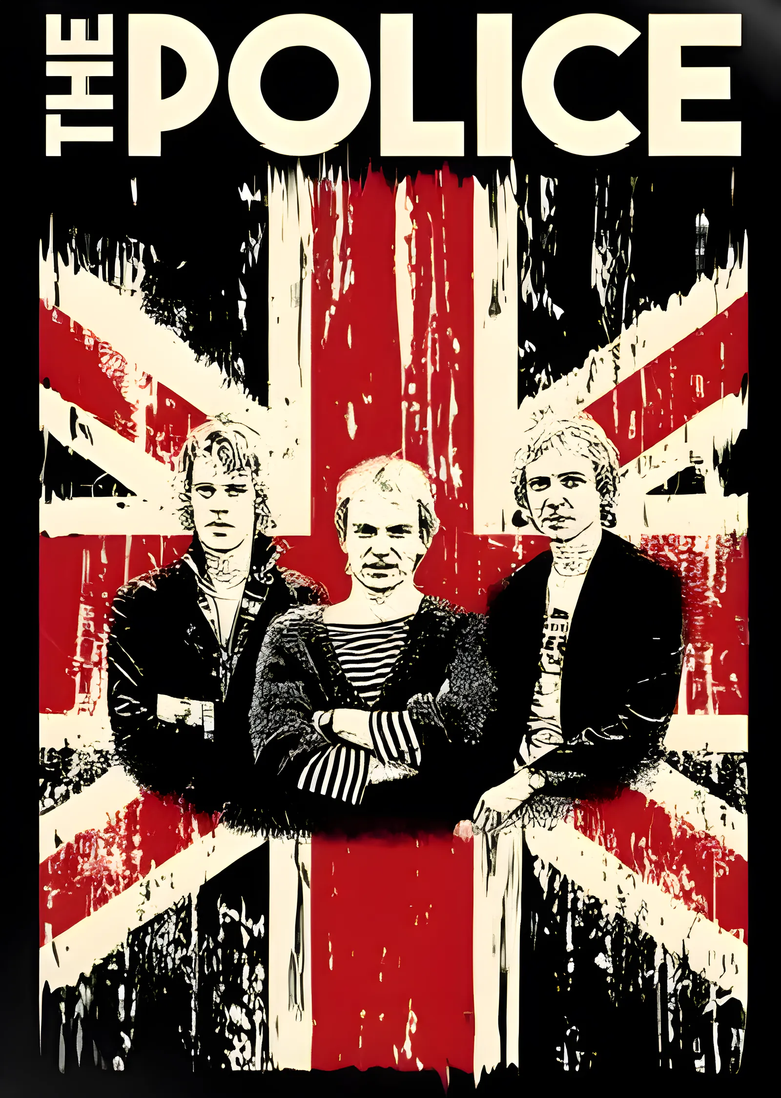The Police: İngiliz Bayrağı metal tablo