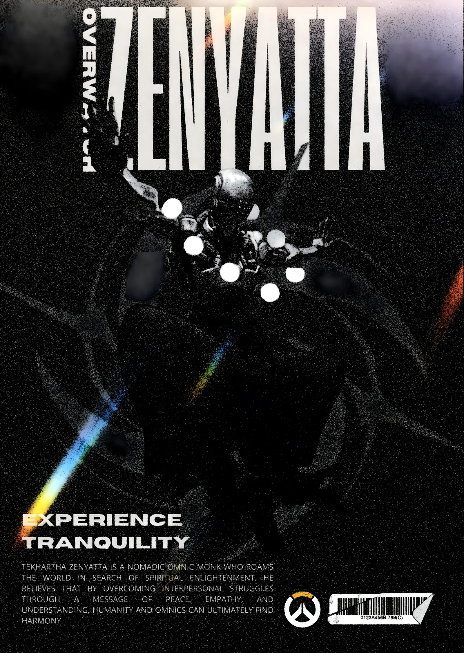 Overwatch - Zenyatta metal tablo