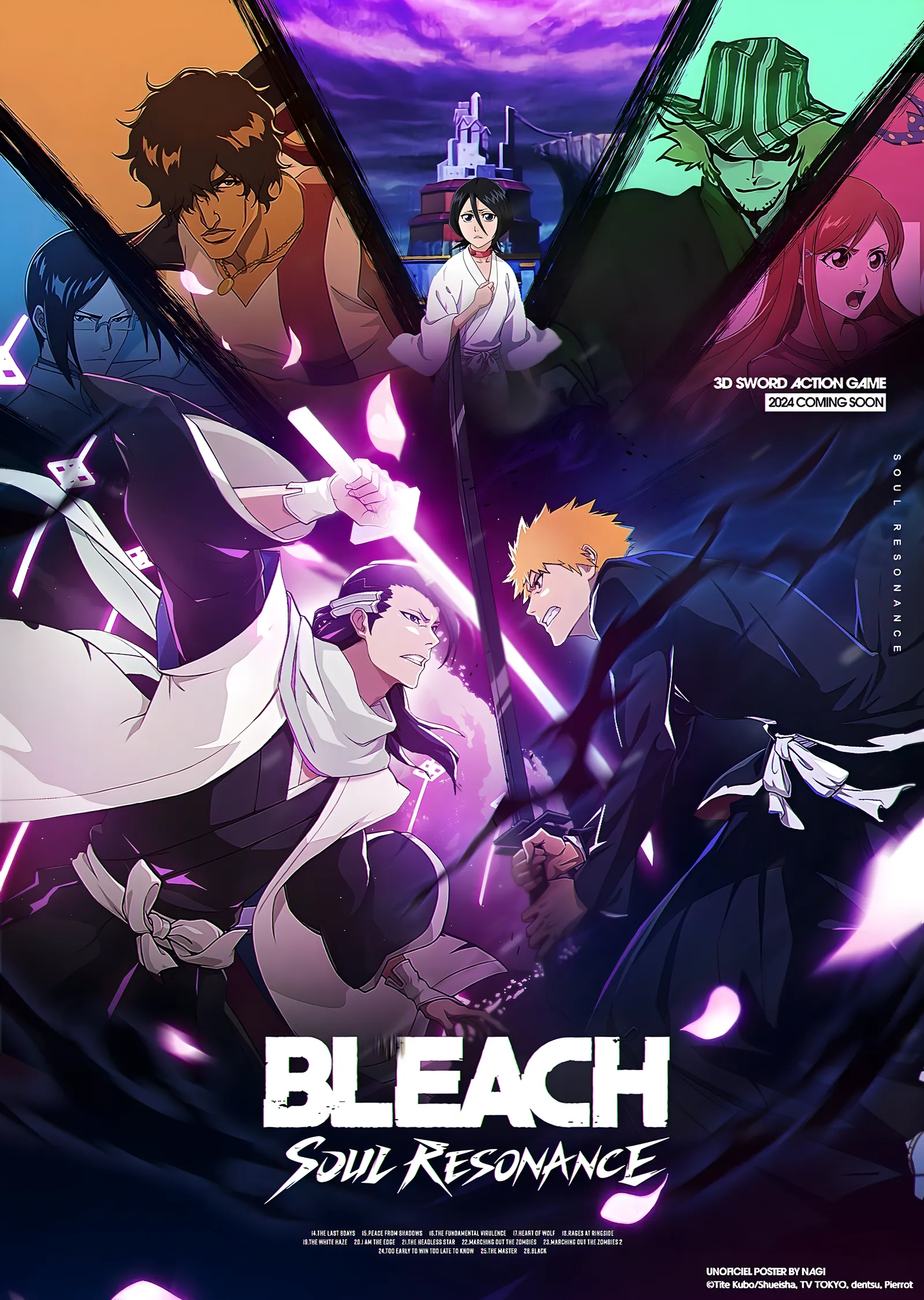 Bleach: Ruh Rezonansı Afişi metal tablo