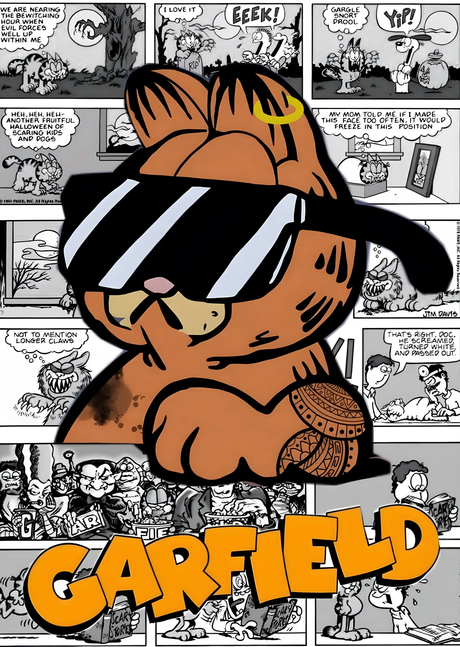 Garfield metal tablo