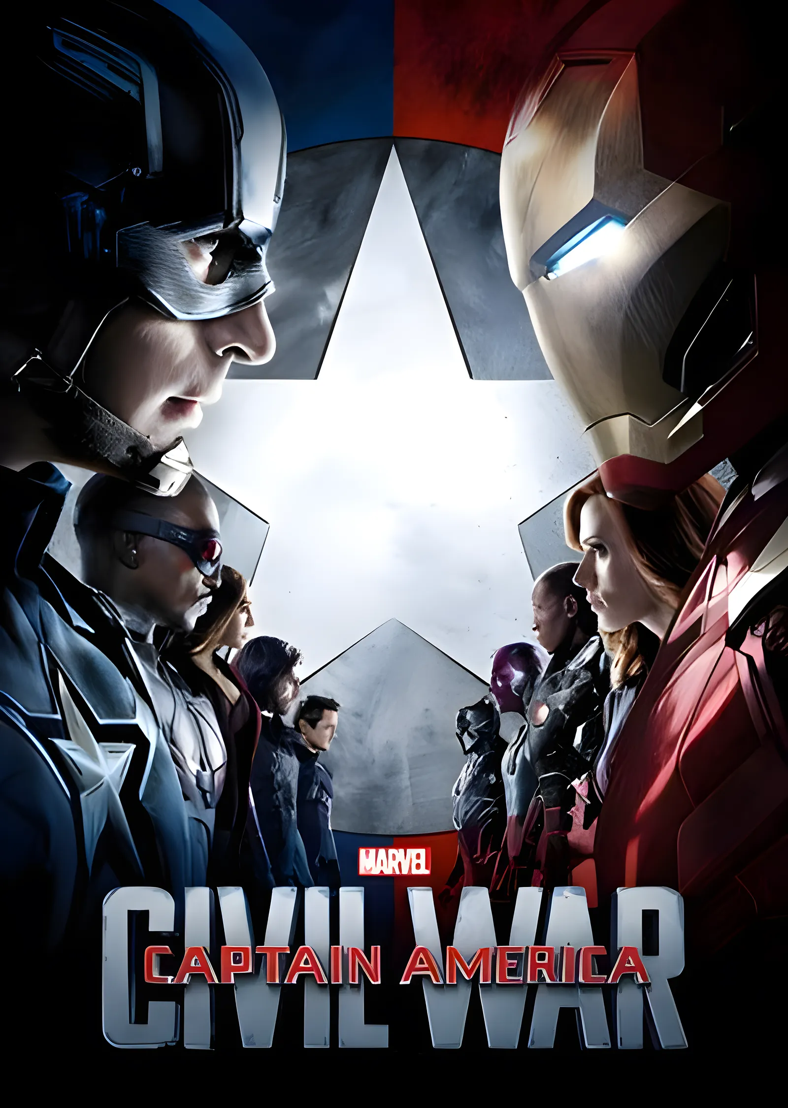 Captain America: Civil War metal tablo