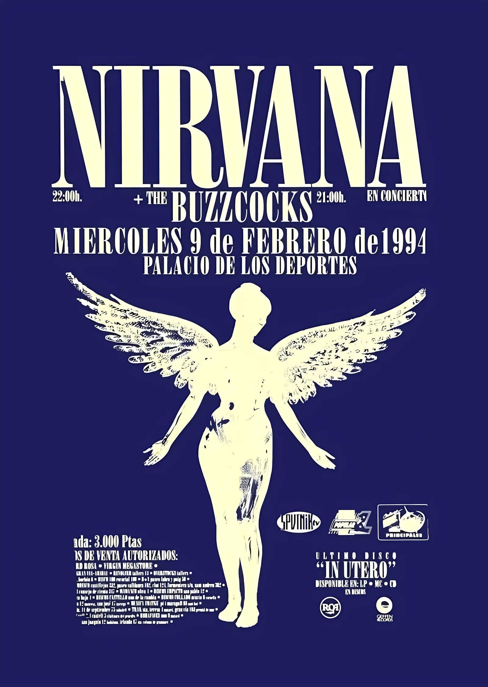 Nirvana Konseri metal tablo