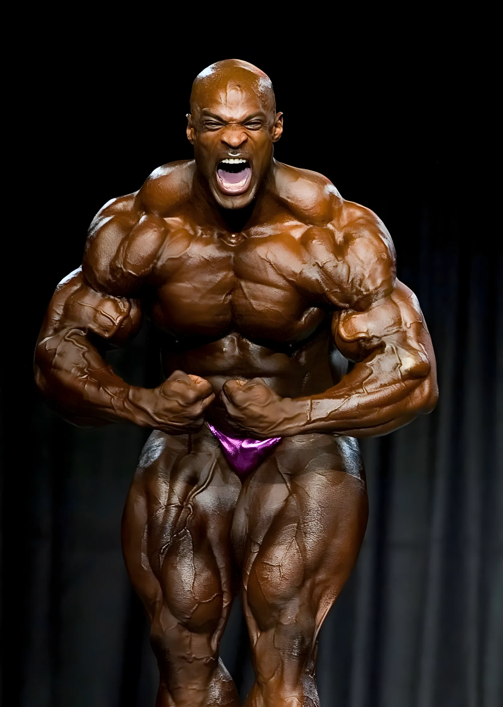 Ronnie Coleman: Sahne Pozu metal tablo