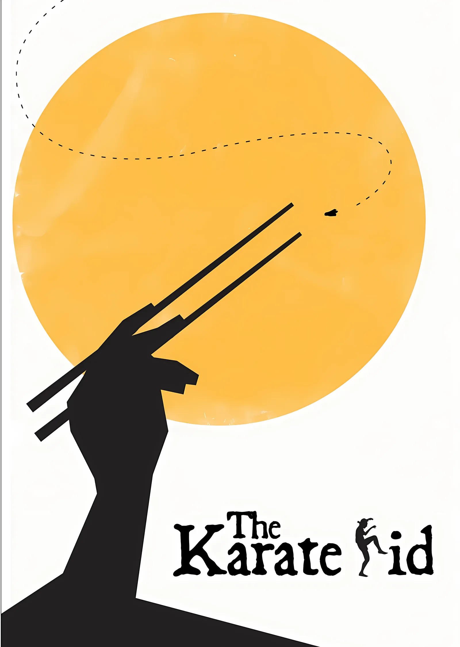 The Karate Kid: Silhouette metal tablo