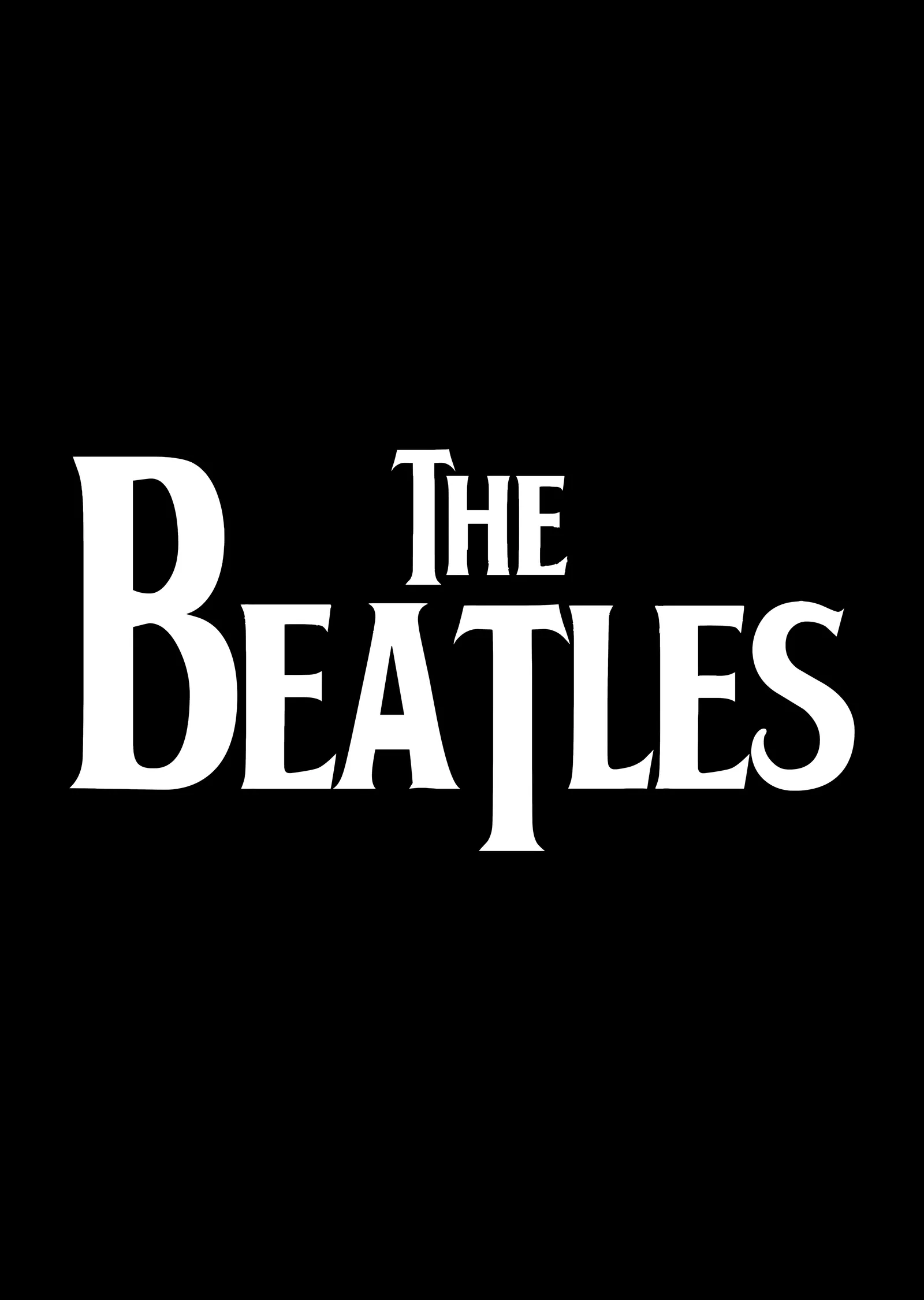 The Beatles Logosu metal tablo