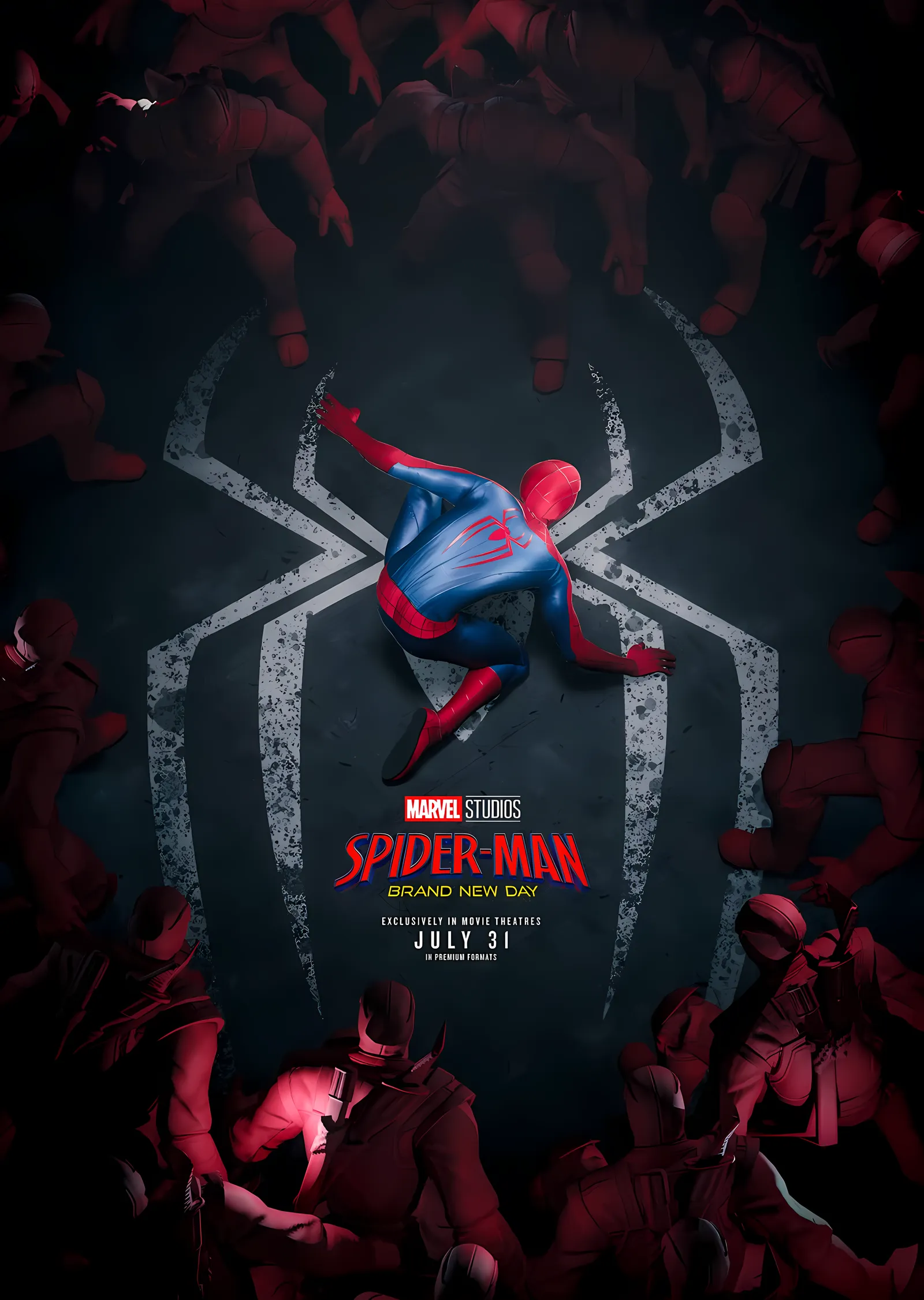 Spider-Man: Örümcek Amblemi metal tablo