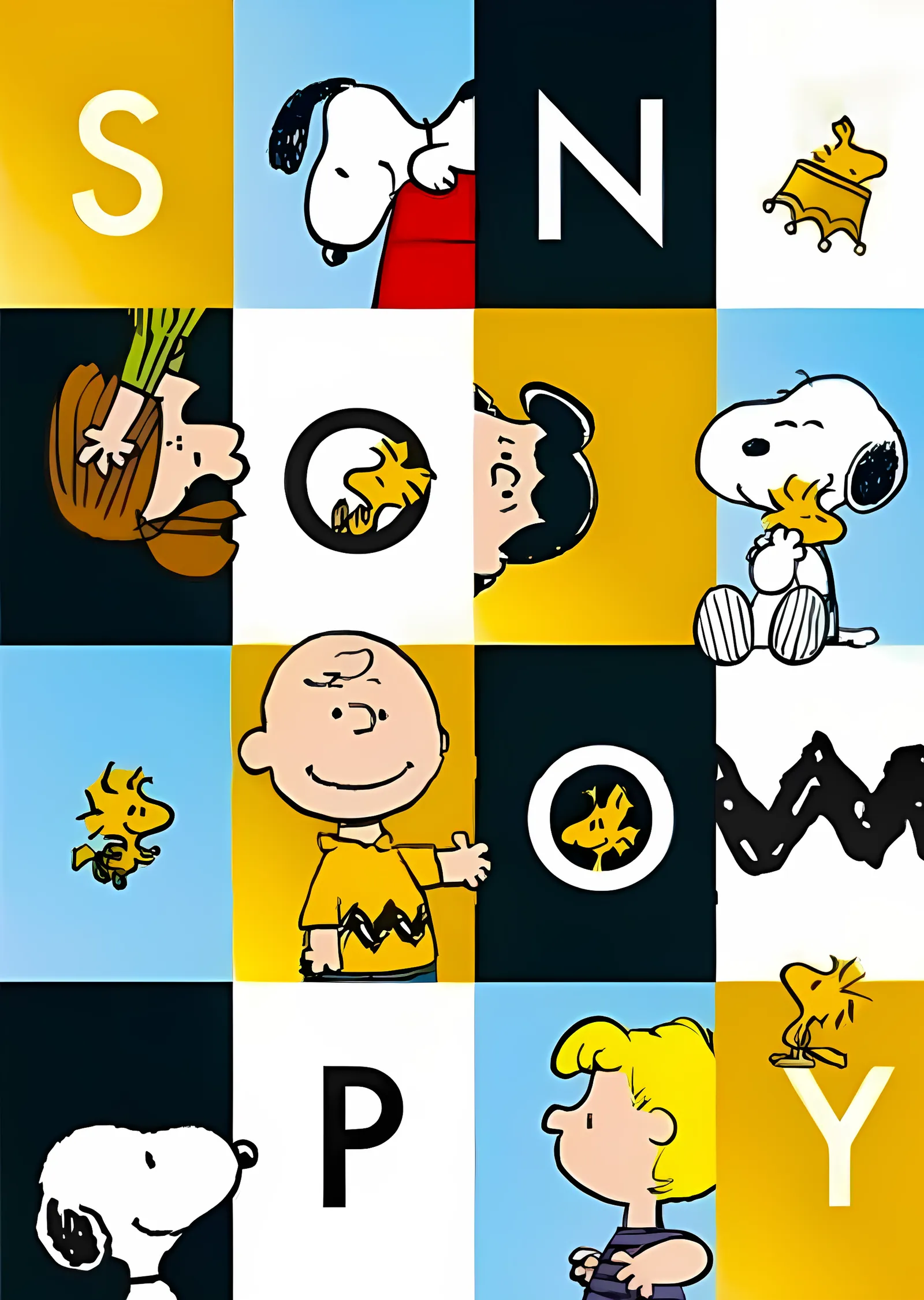 Snoopy - Karakter Panosu metal tablo