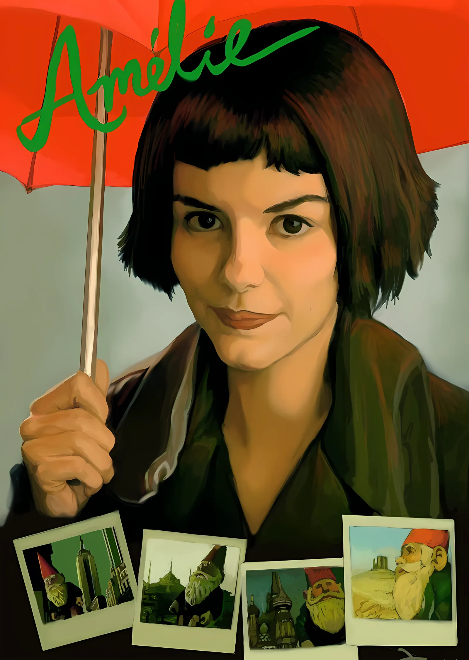 Amélie: Polaroidler metal tablo