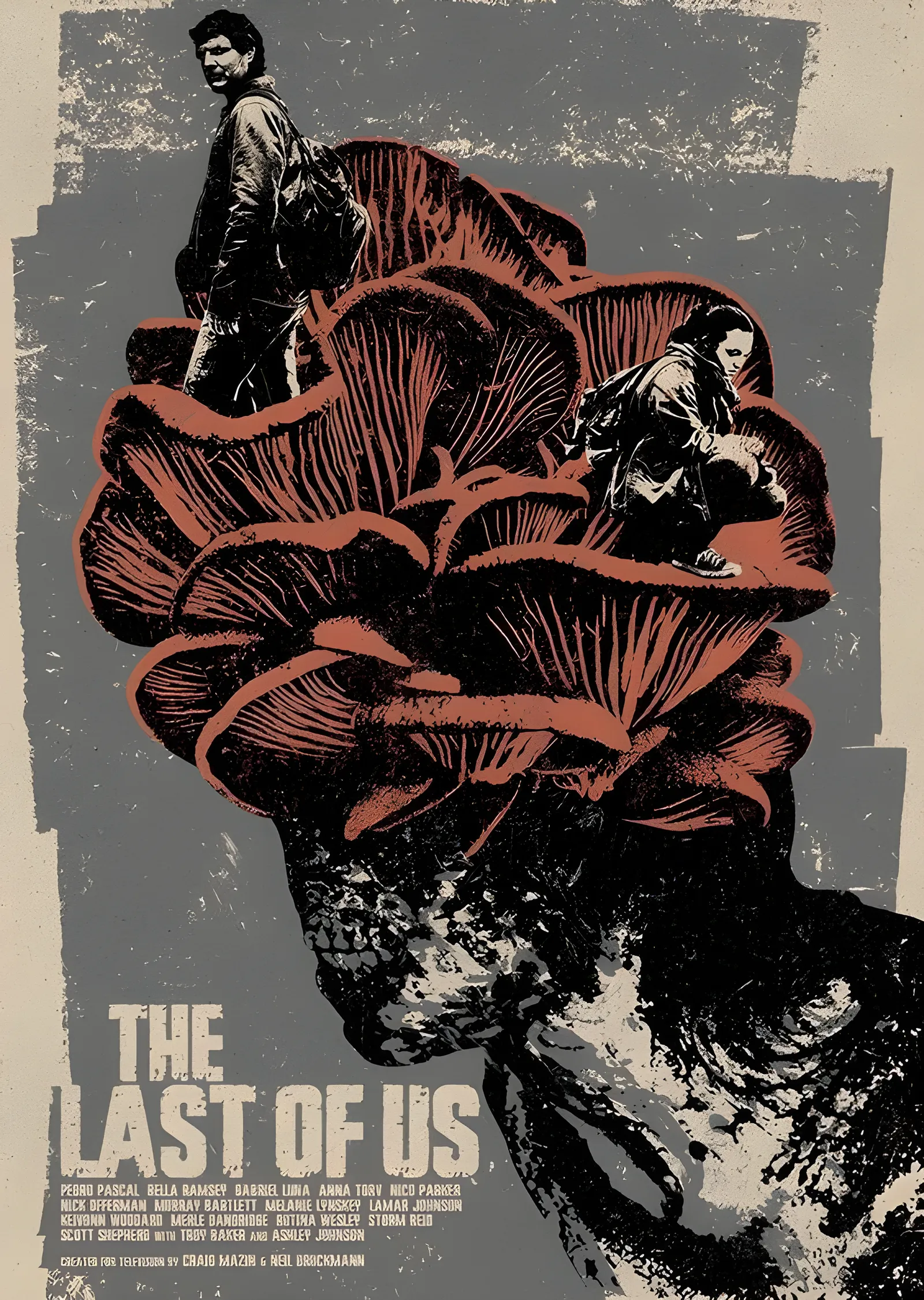 The Last of Us: Mantar Yumruğu metal tablo