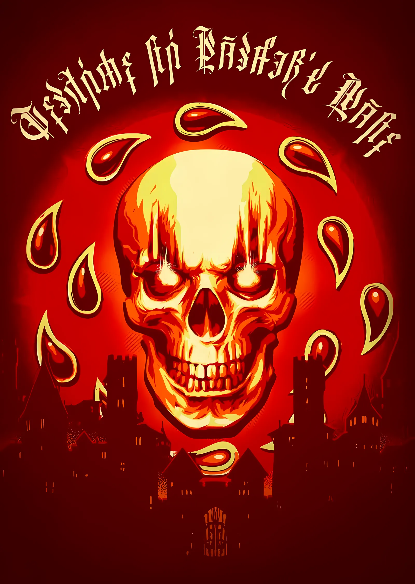 Baldur's Gate - Bhaal Kafatası metal tablo