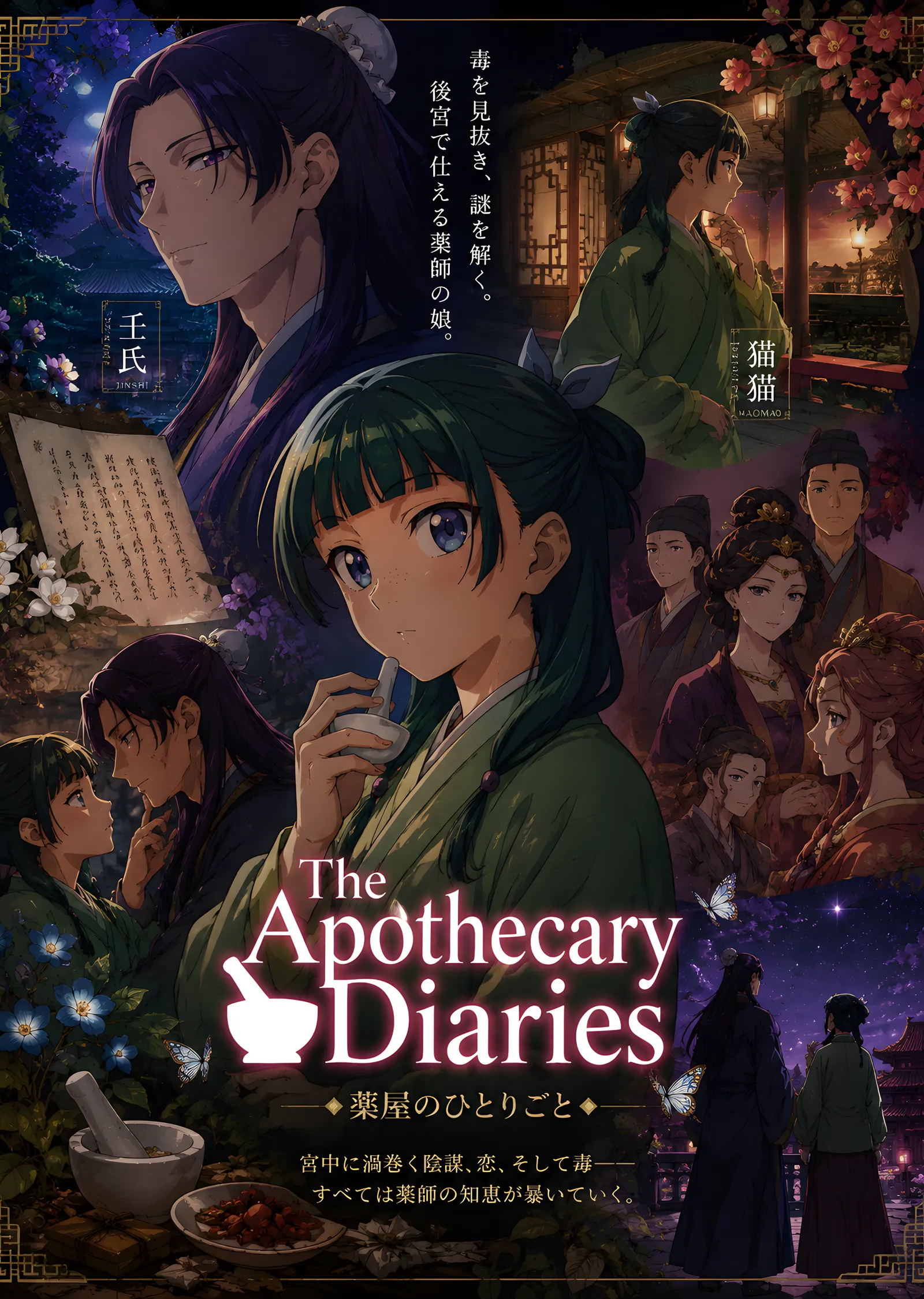 The Apothecary Diaries: Maomao'nun Sırları metal tablo