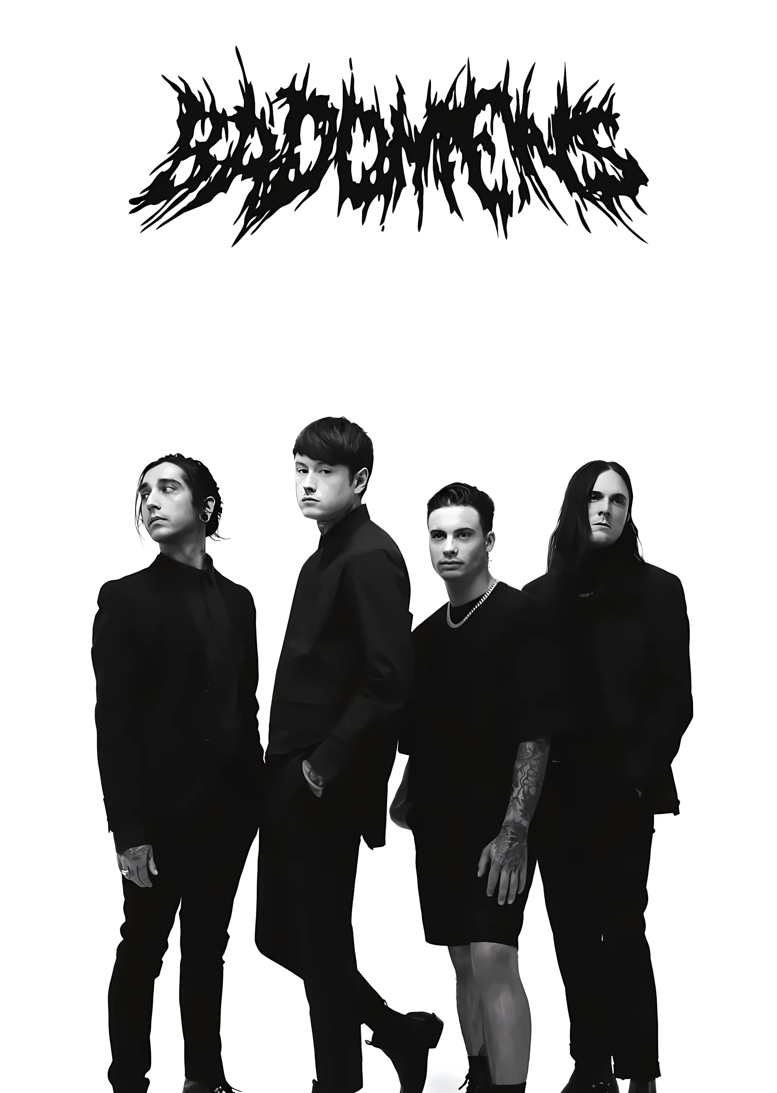 Bad Omens - Grup Fotoğrafı metal tablo