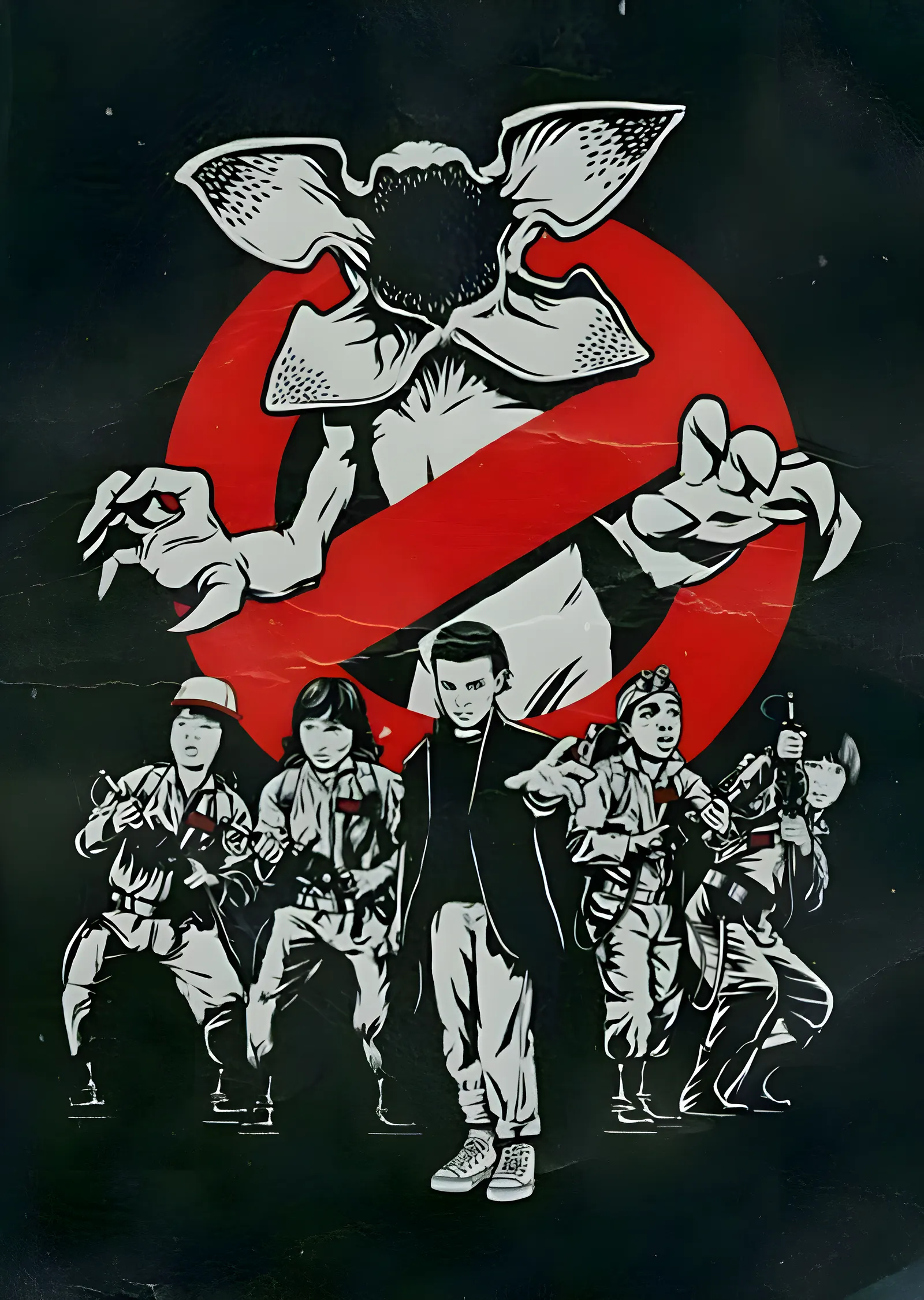 Stranger Things - Ghostbusters metal tablo