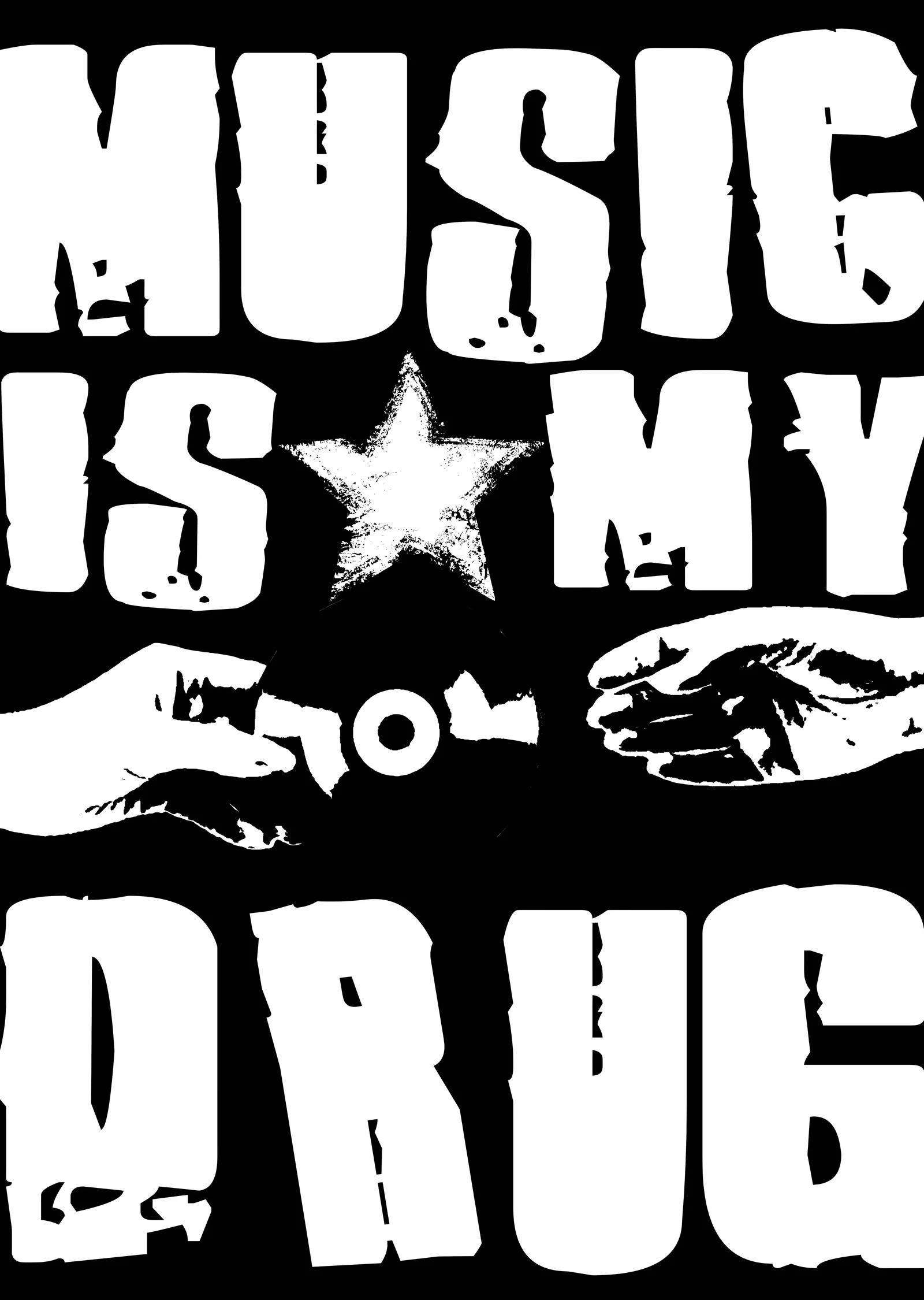Music Is My Drug metal tablo