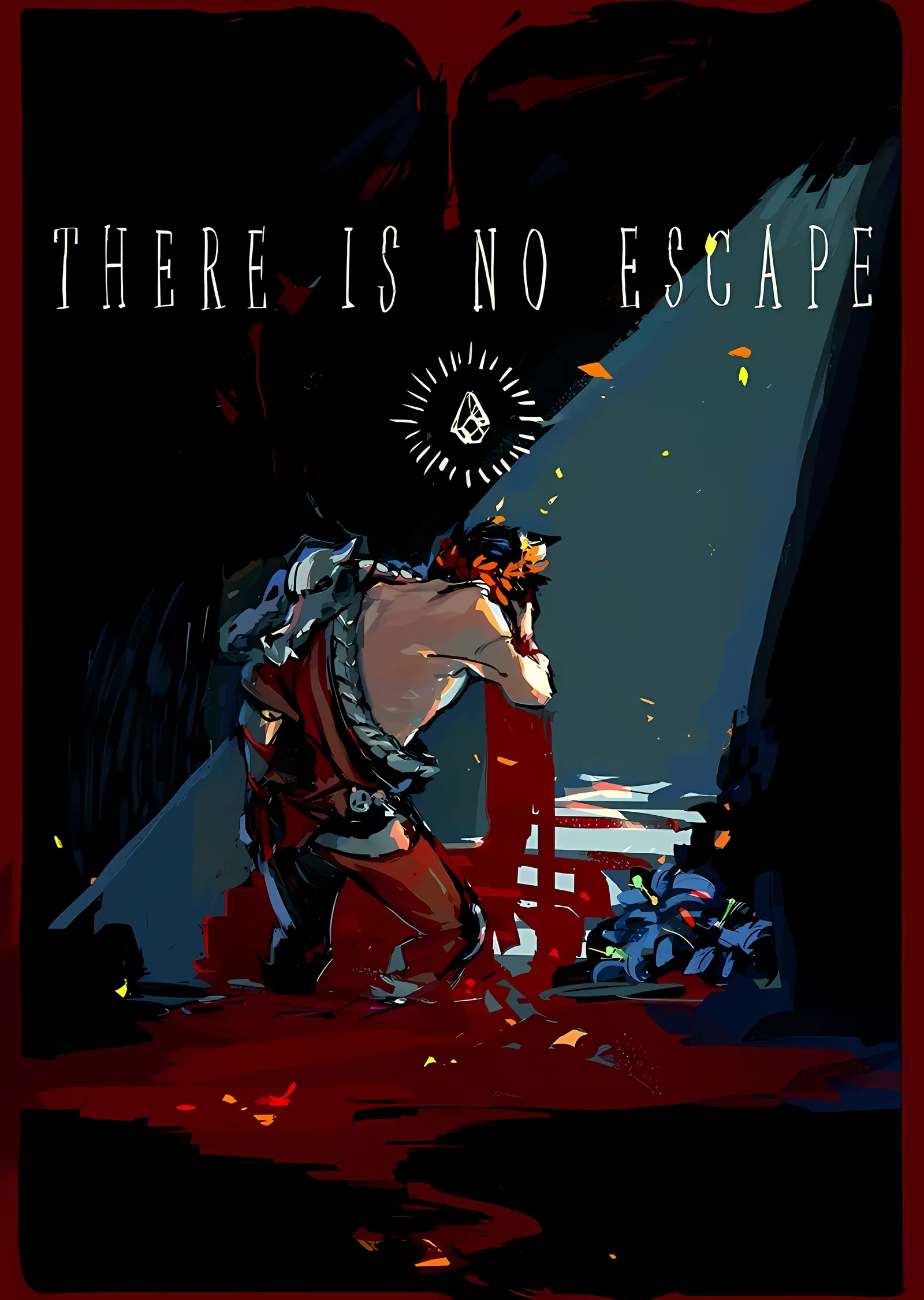 There Is No Escape metal tablo