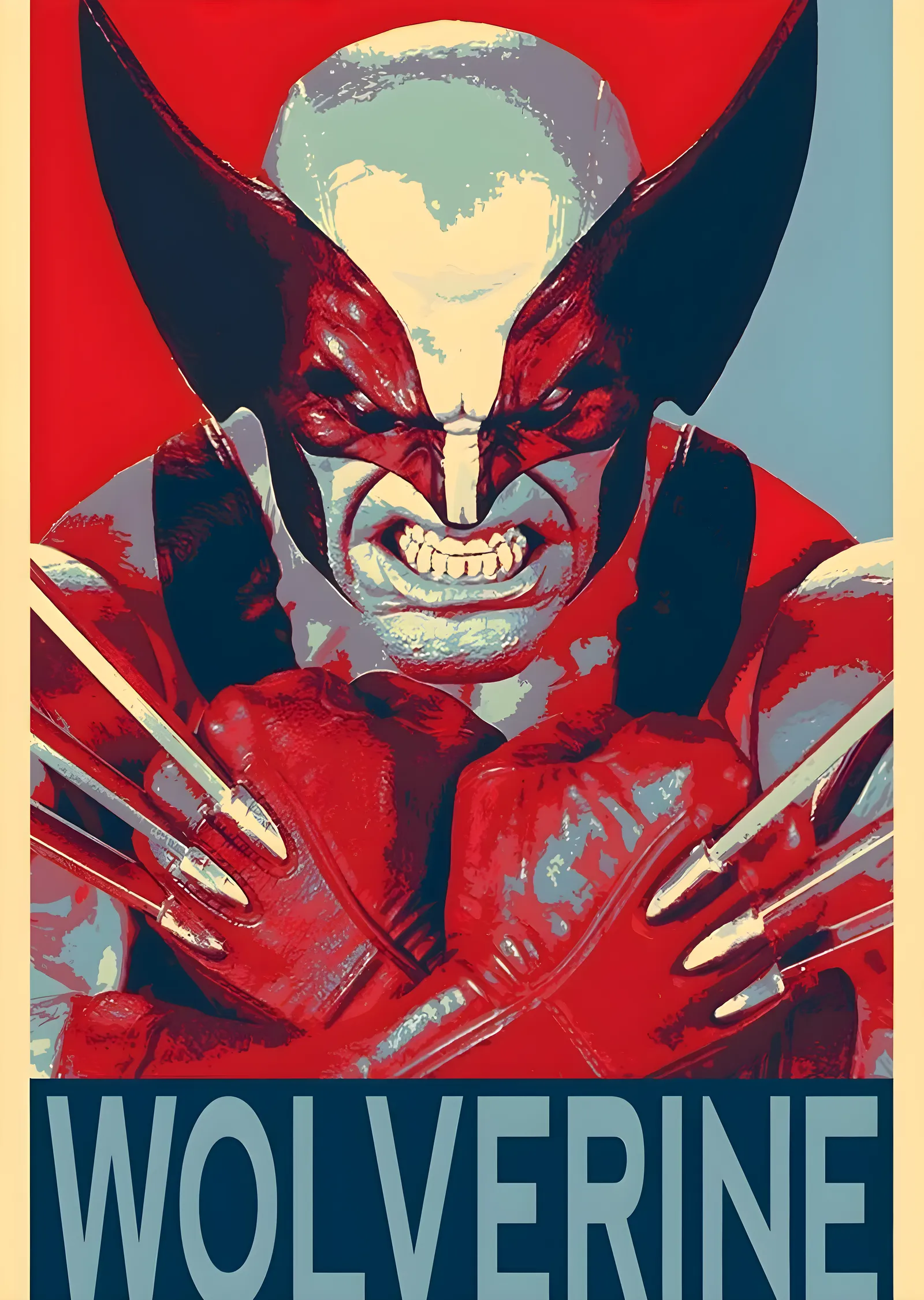 Wolverine: X-Men'in Kahramanı metal tablo