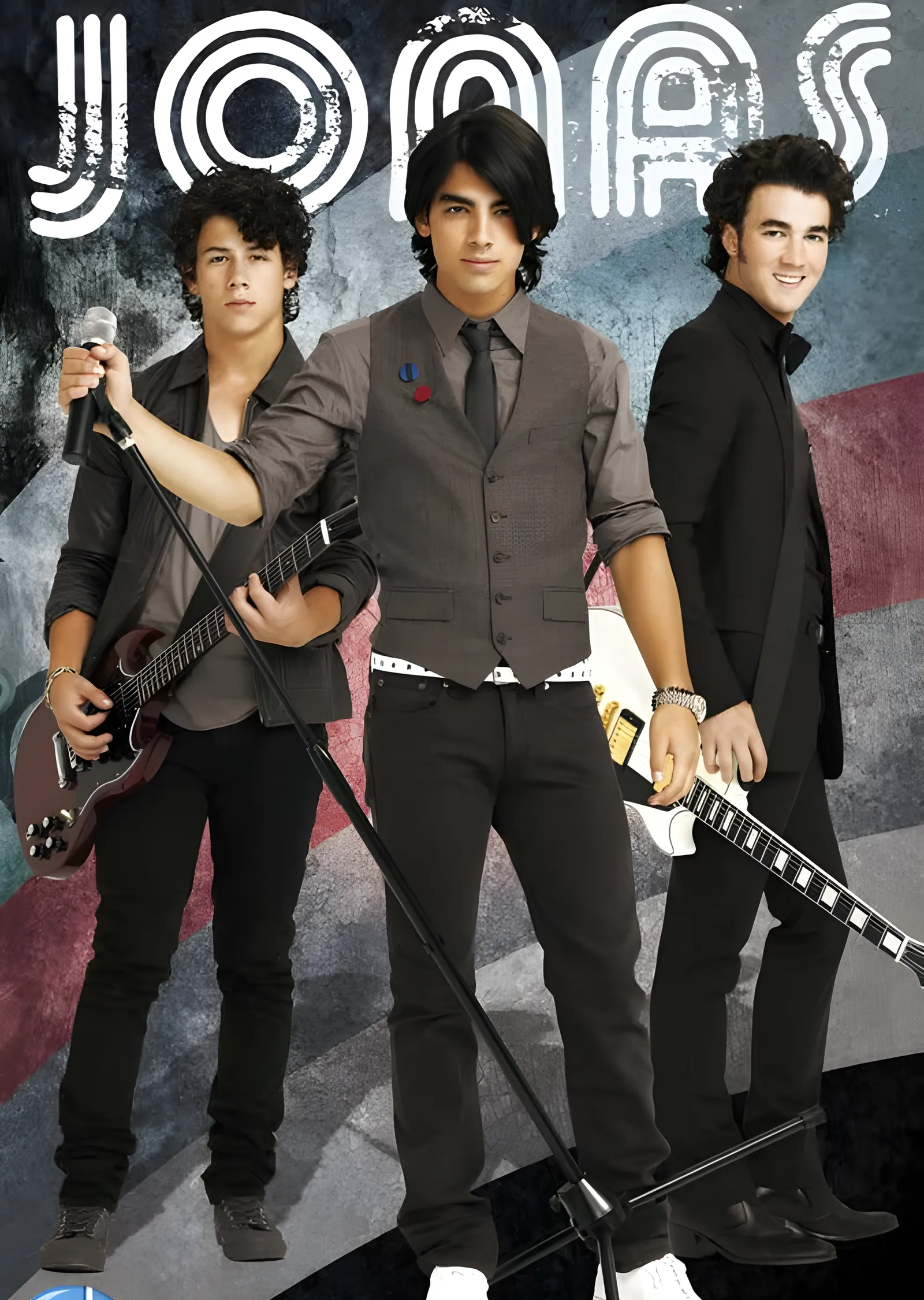 Jonas Brothers - Gitarlarla Grup Karesi metal tablo