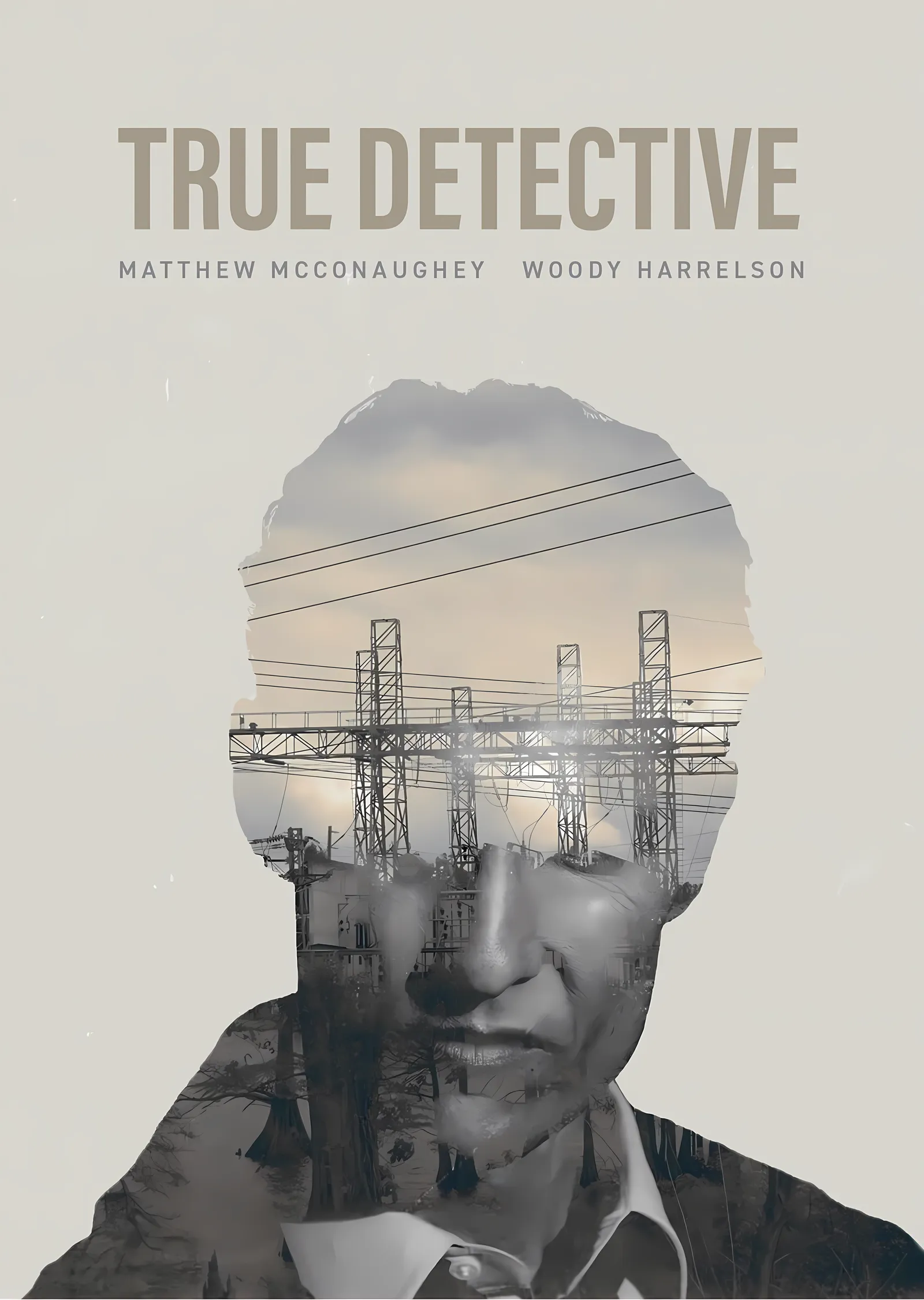 True Detective: Elektrik Hatları metal tablo
