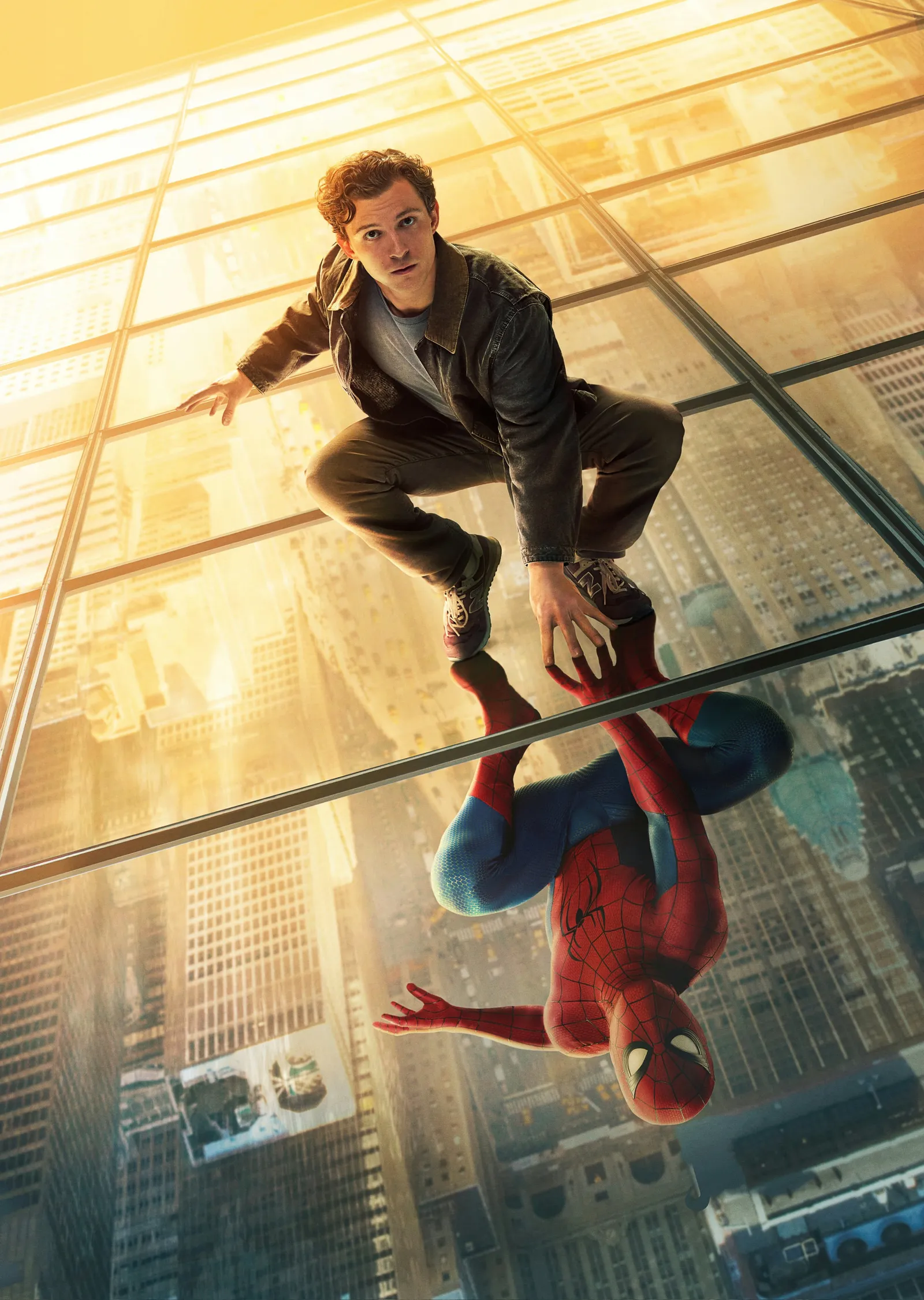 Spider-Man: Cam Cephe Yansıması metal tablo