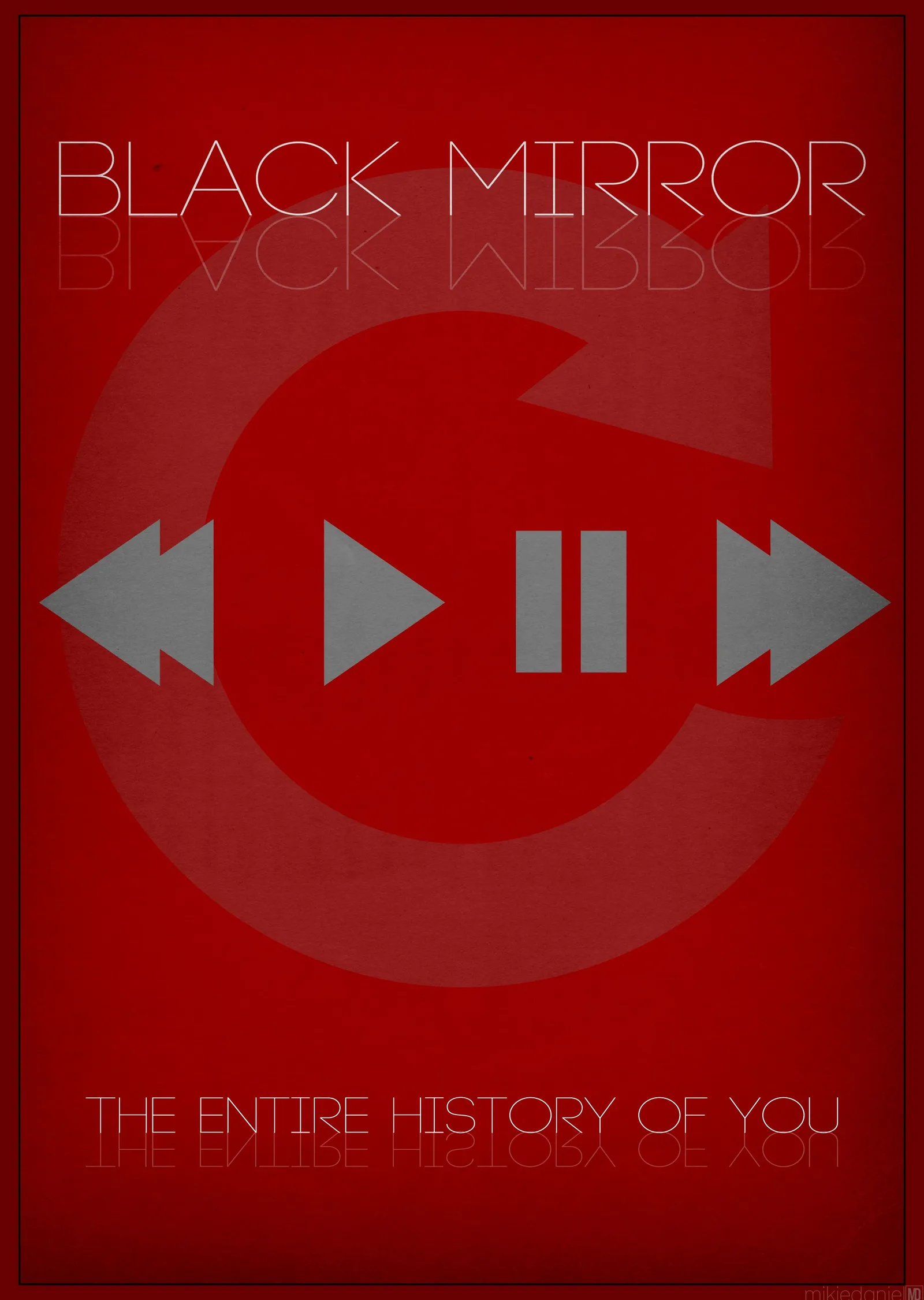 Black Mirror: The Entire History of You · Kırmızı metal tablo