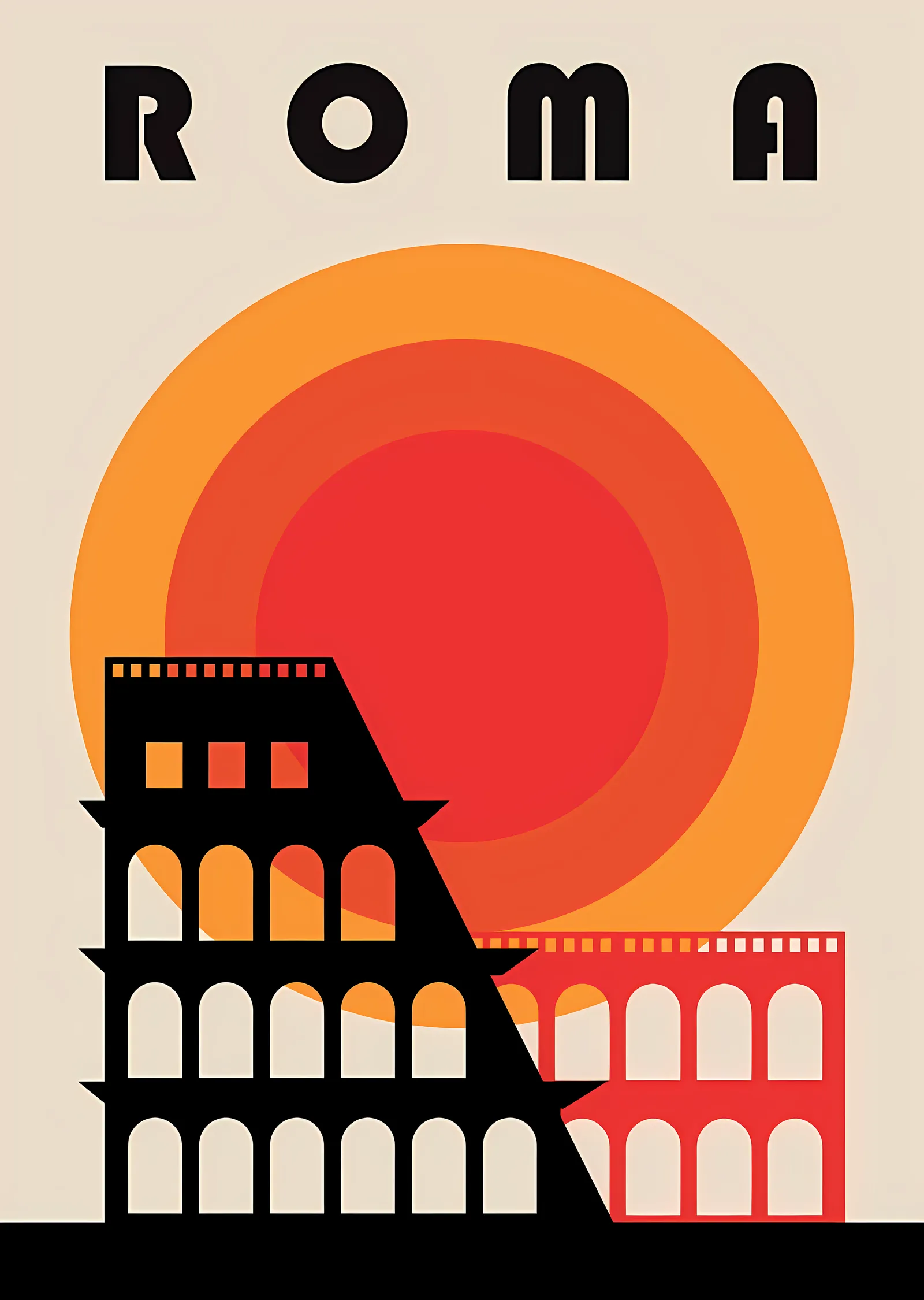 Roma: Sonsuz Şehir metal tablo