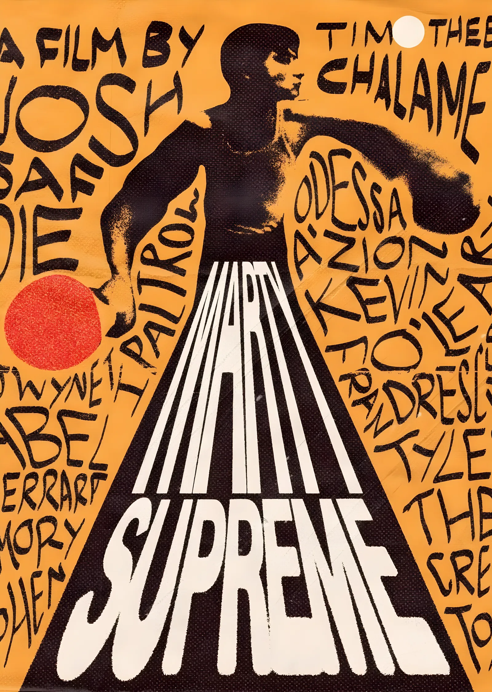 Supreme: Film by Josh Safdie metal tablo