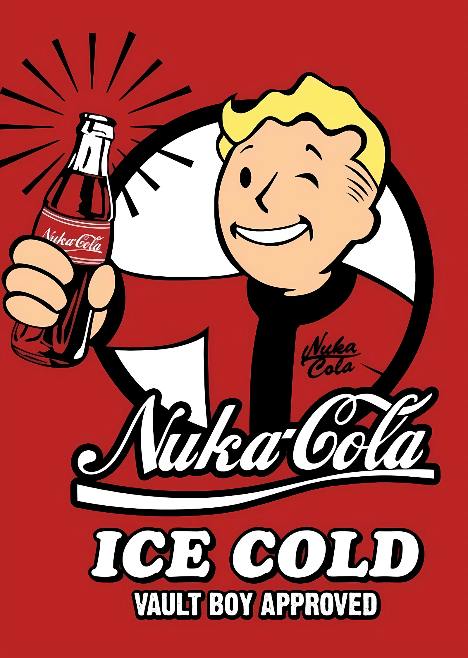 Fallout - Nuka-Cola metal tablo