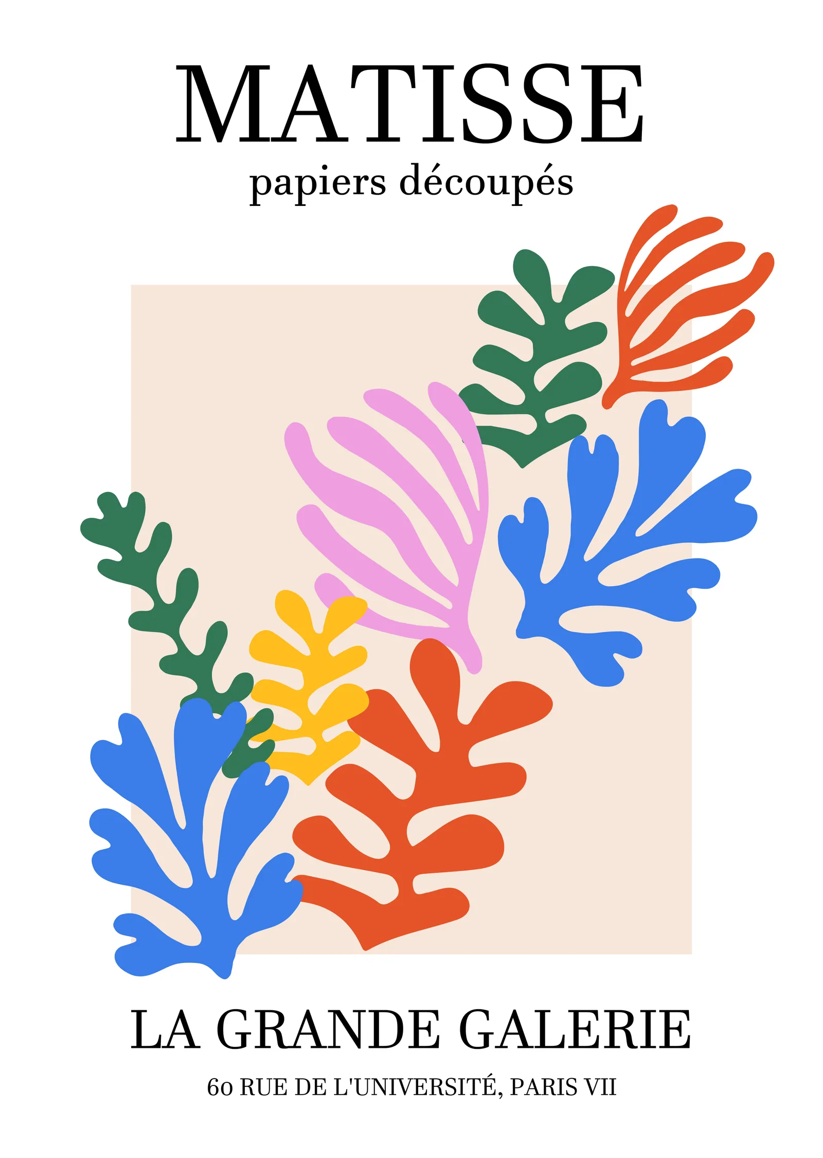 Matisse: La Grande Galerie Renkli metal tablo