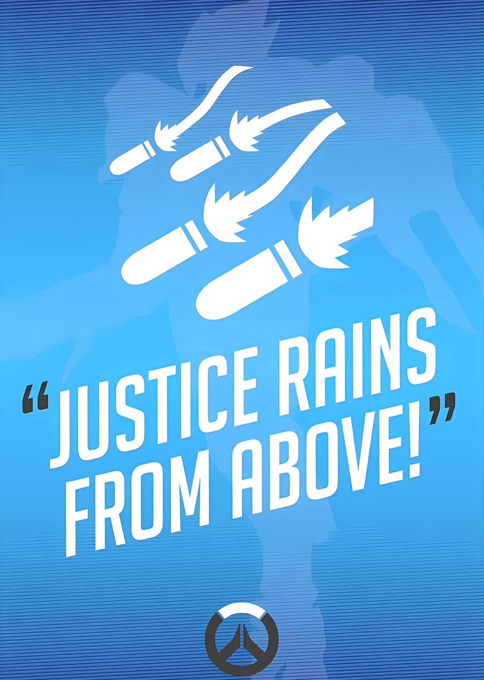 Overwatch - Justice Rains From Above metal tablo