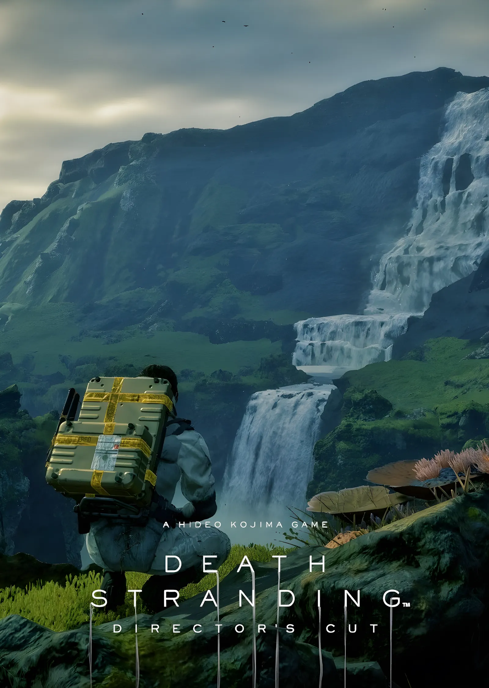 Death Stranding: Şelale metal tablo