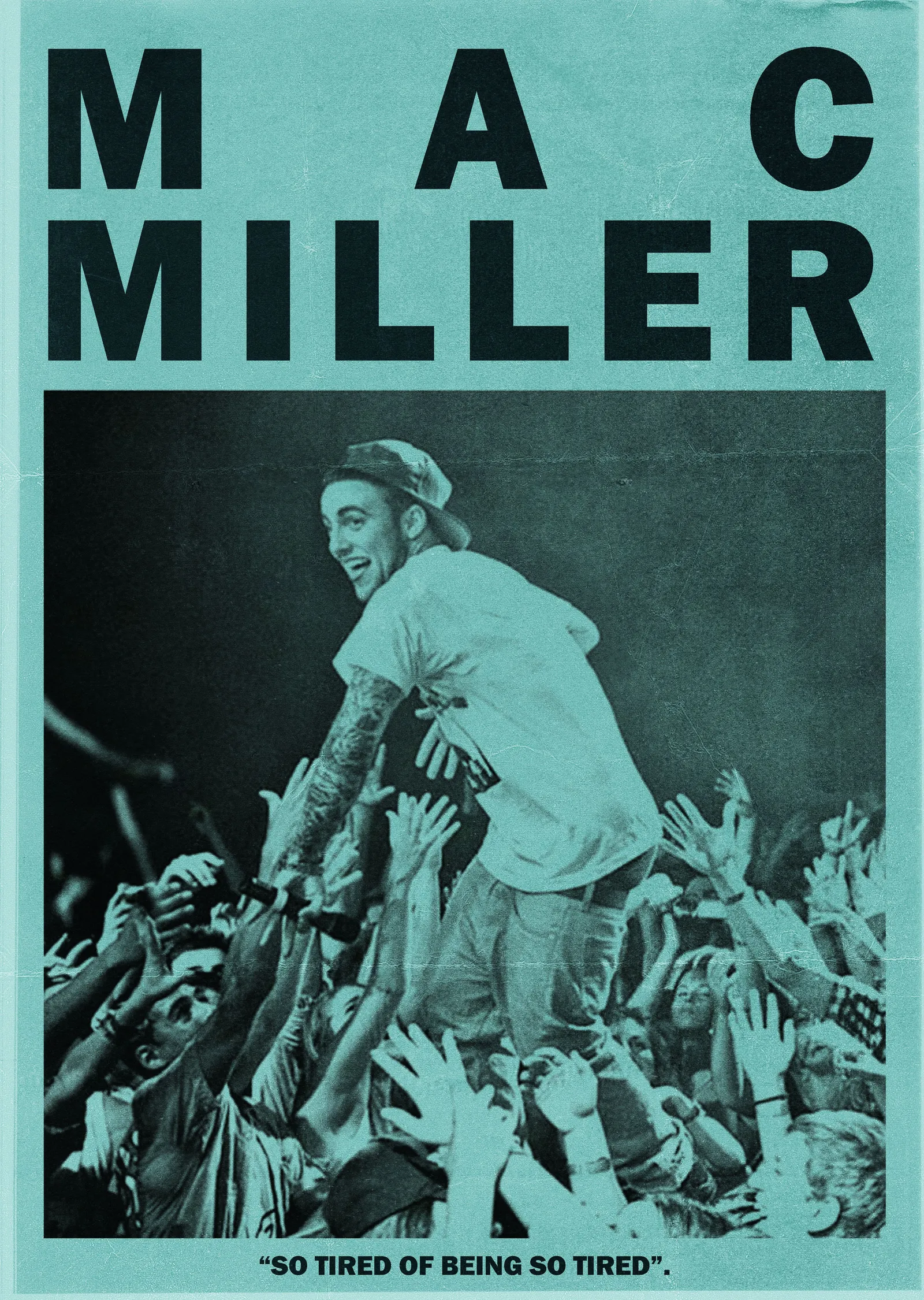 Mac Miller: So Tired of Being So Tired metal tablo