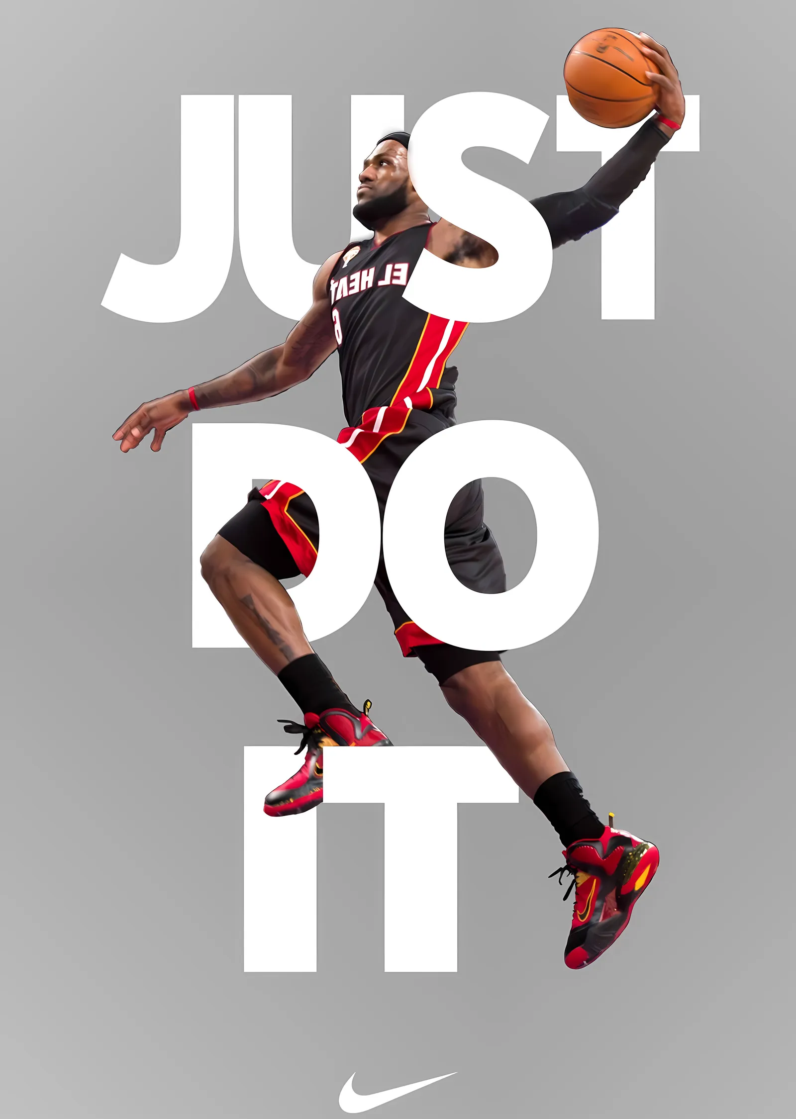LeBron James: Just Do It Efsanesi metal tablo