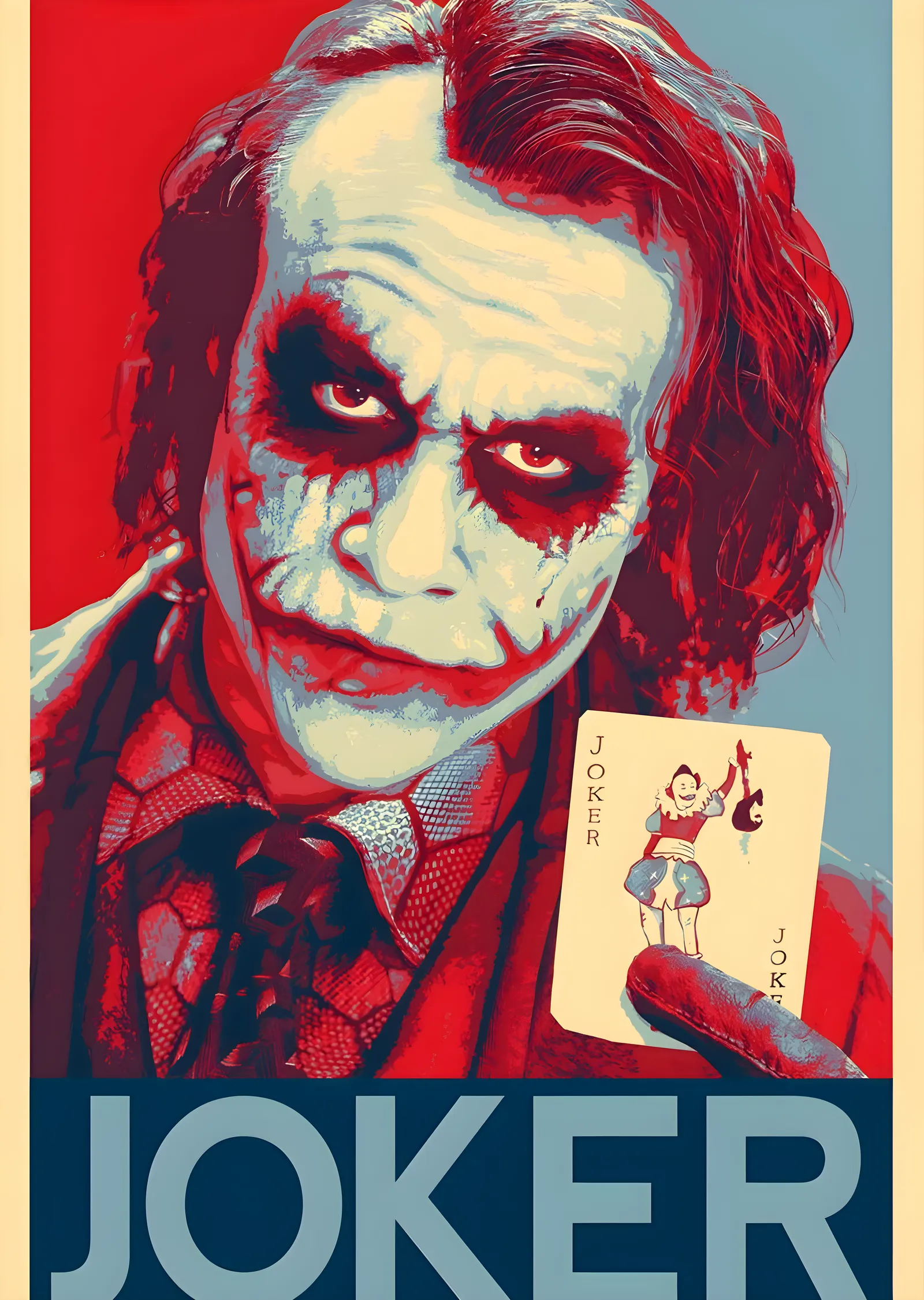 Joker: Klasik Karakter Portresi metal tablo